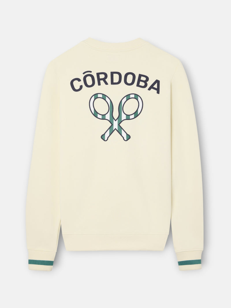 Sweat-shirt Silbon CCF crème