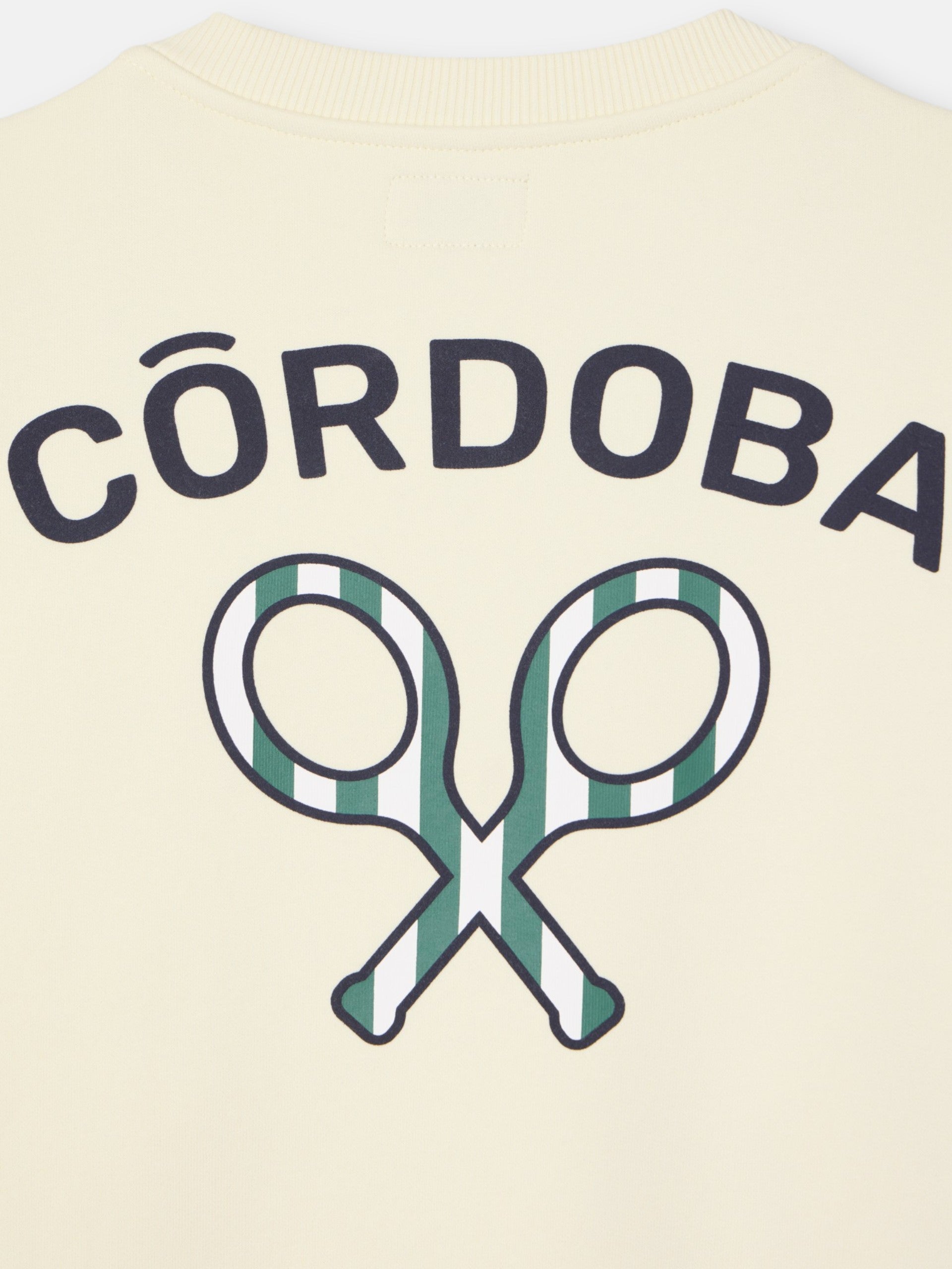 Sudadera silbon CCF crema