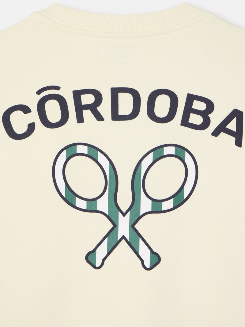 Sweat-shirt Silbon CCF crème
