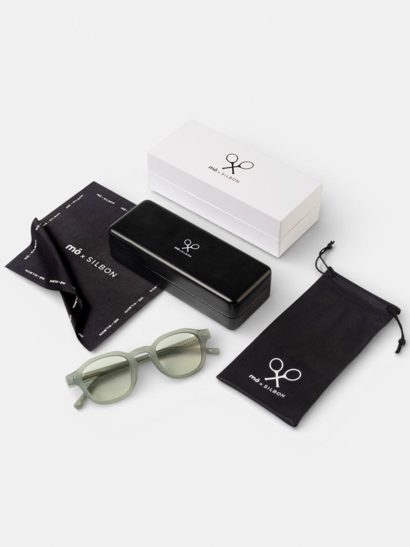 MOxSILBON Perth matte green sunglasses