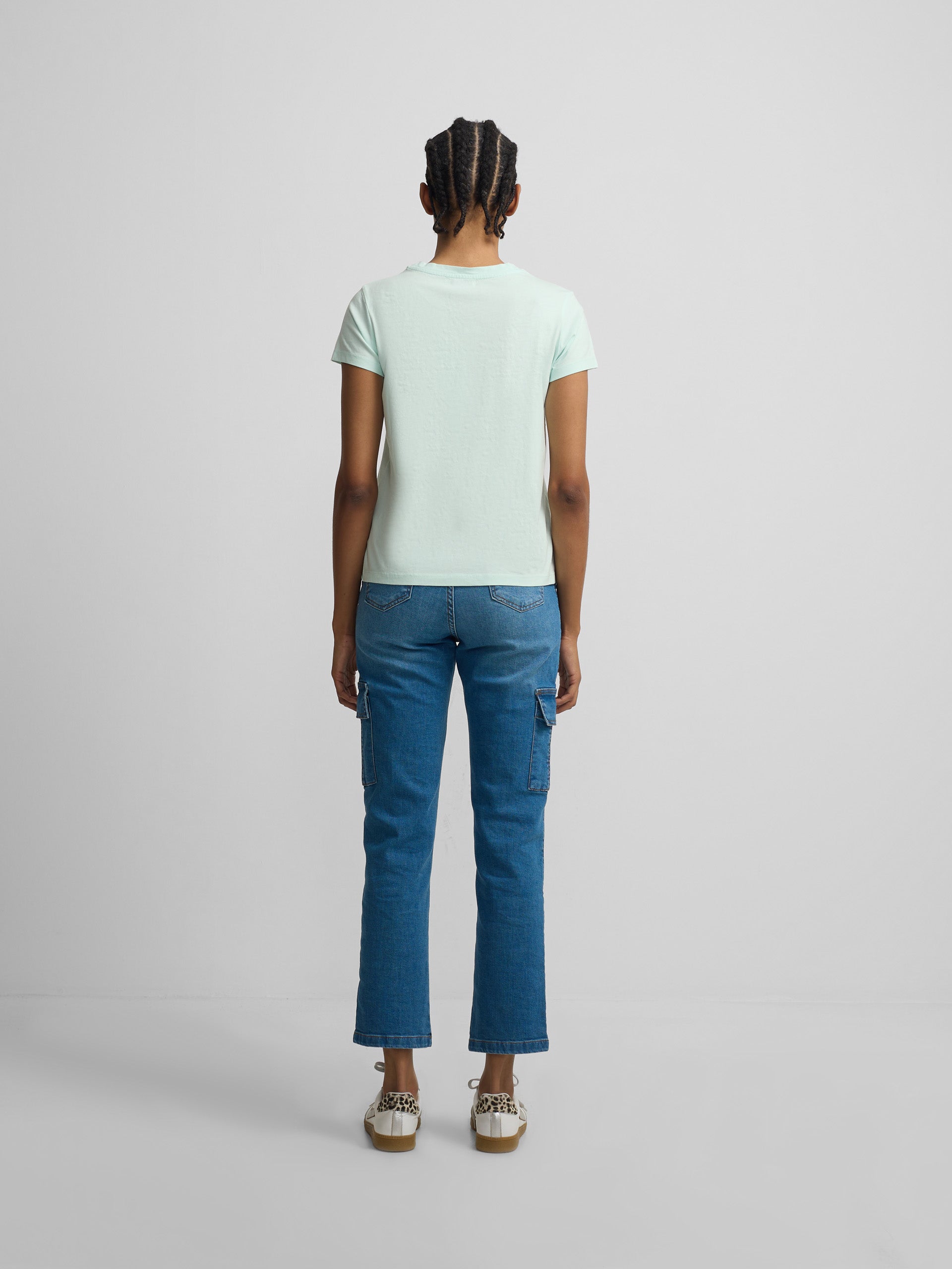T-shirt femme classique verte