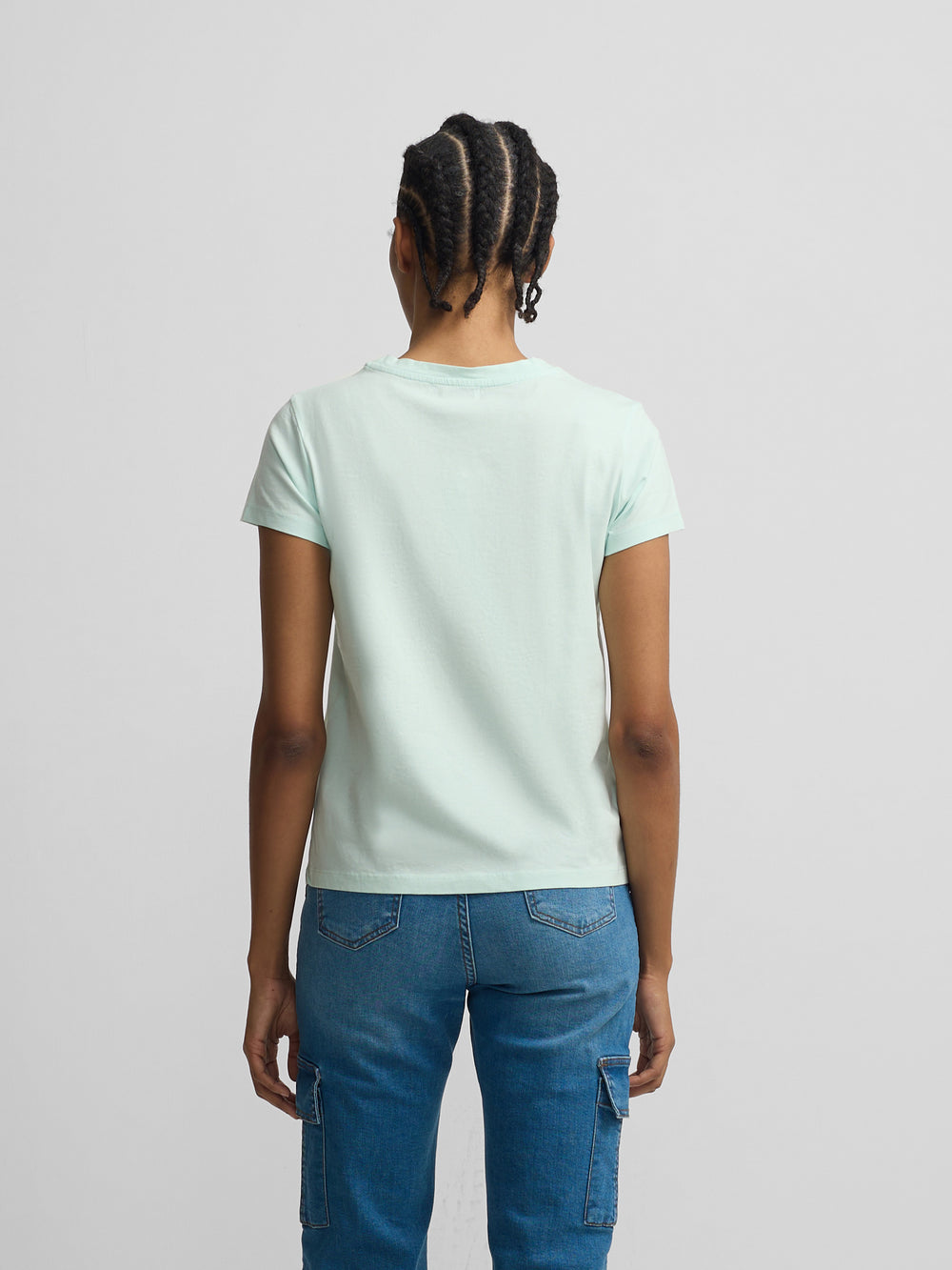 T-shirt femme classique verte