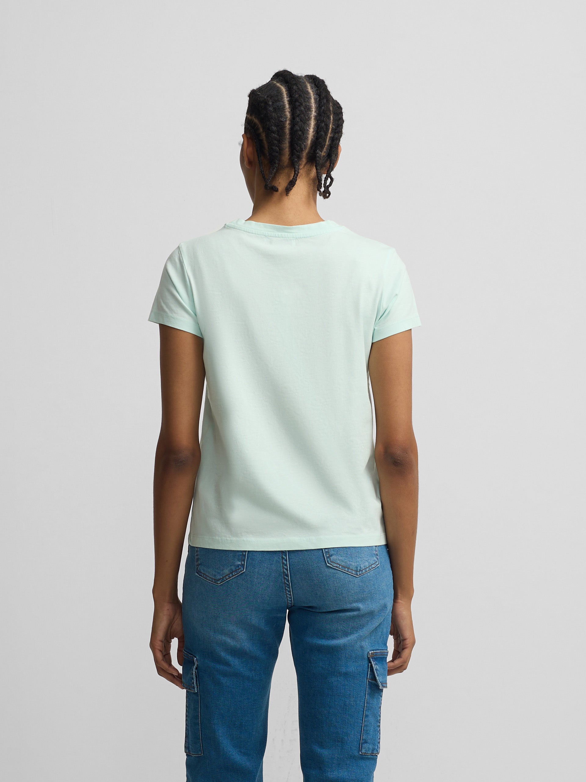 T-shirt femme classique verte