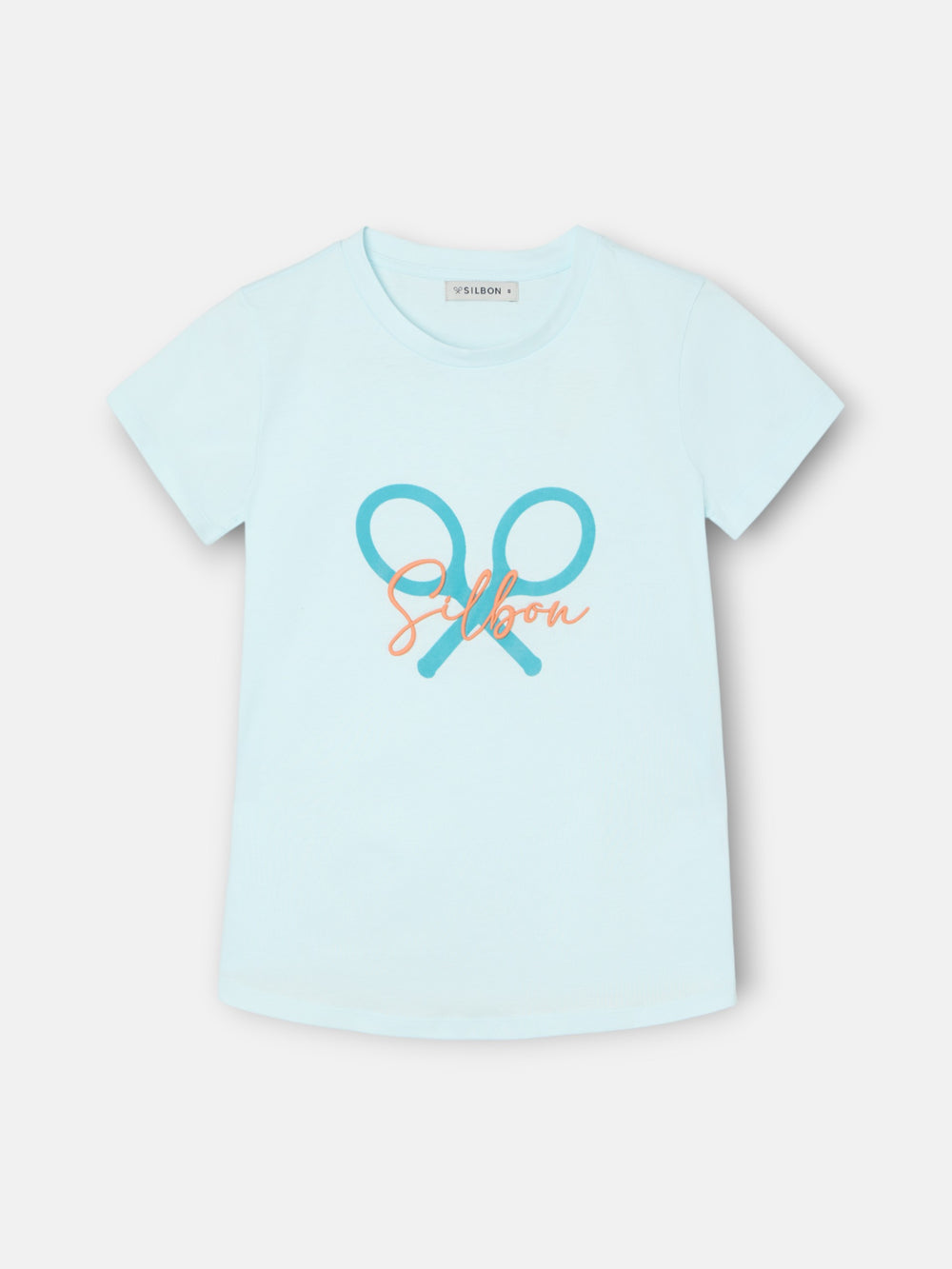 T-shirt mulher clássica raquete verde