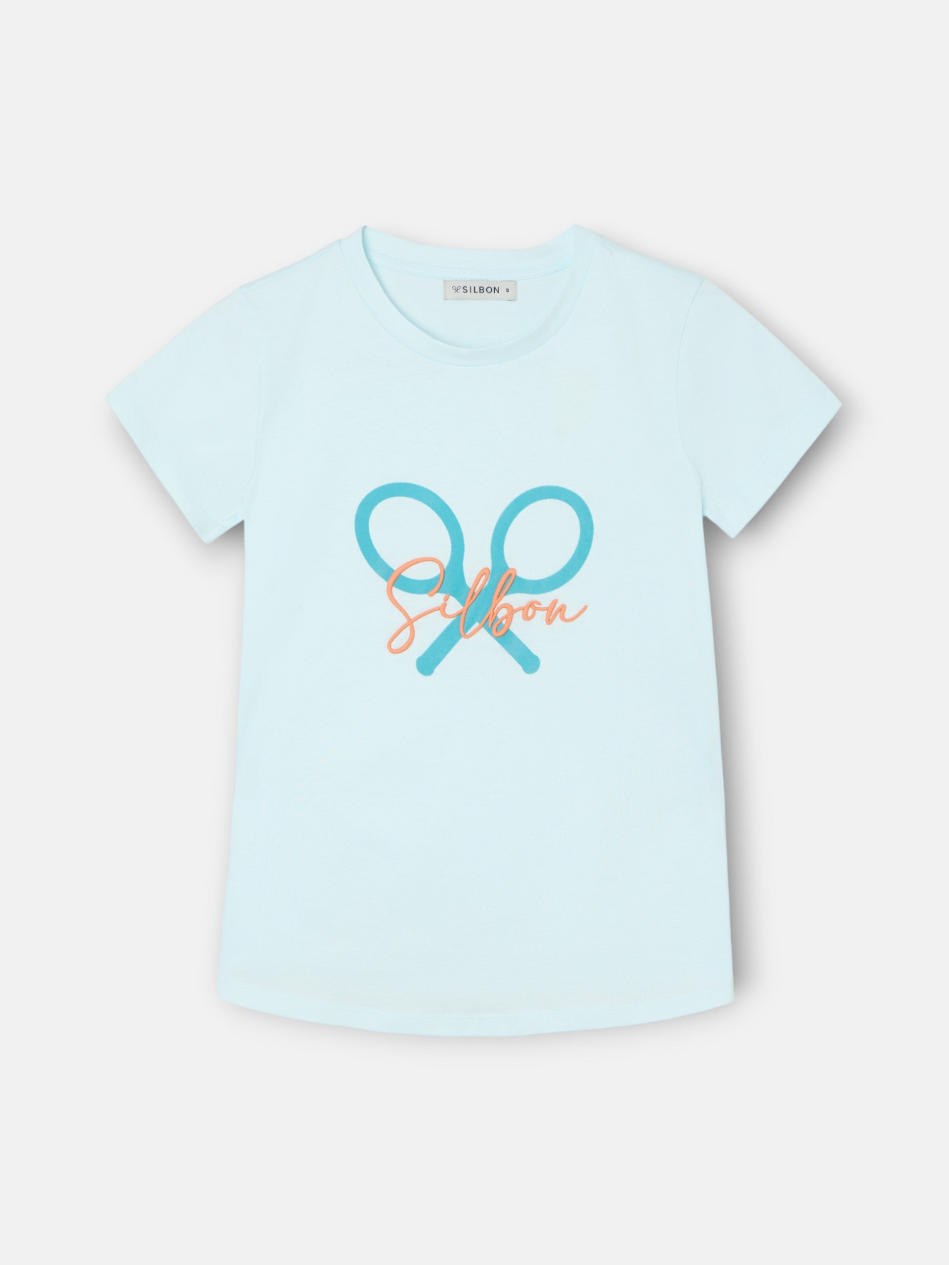 T-shirt mulher clássica raquete verde