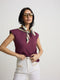Women's burgundy sun t-shirt