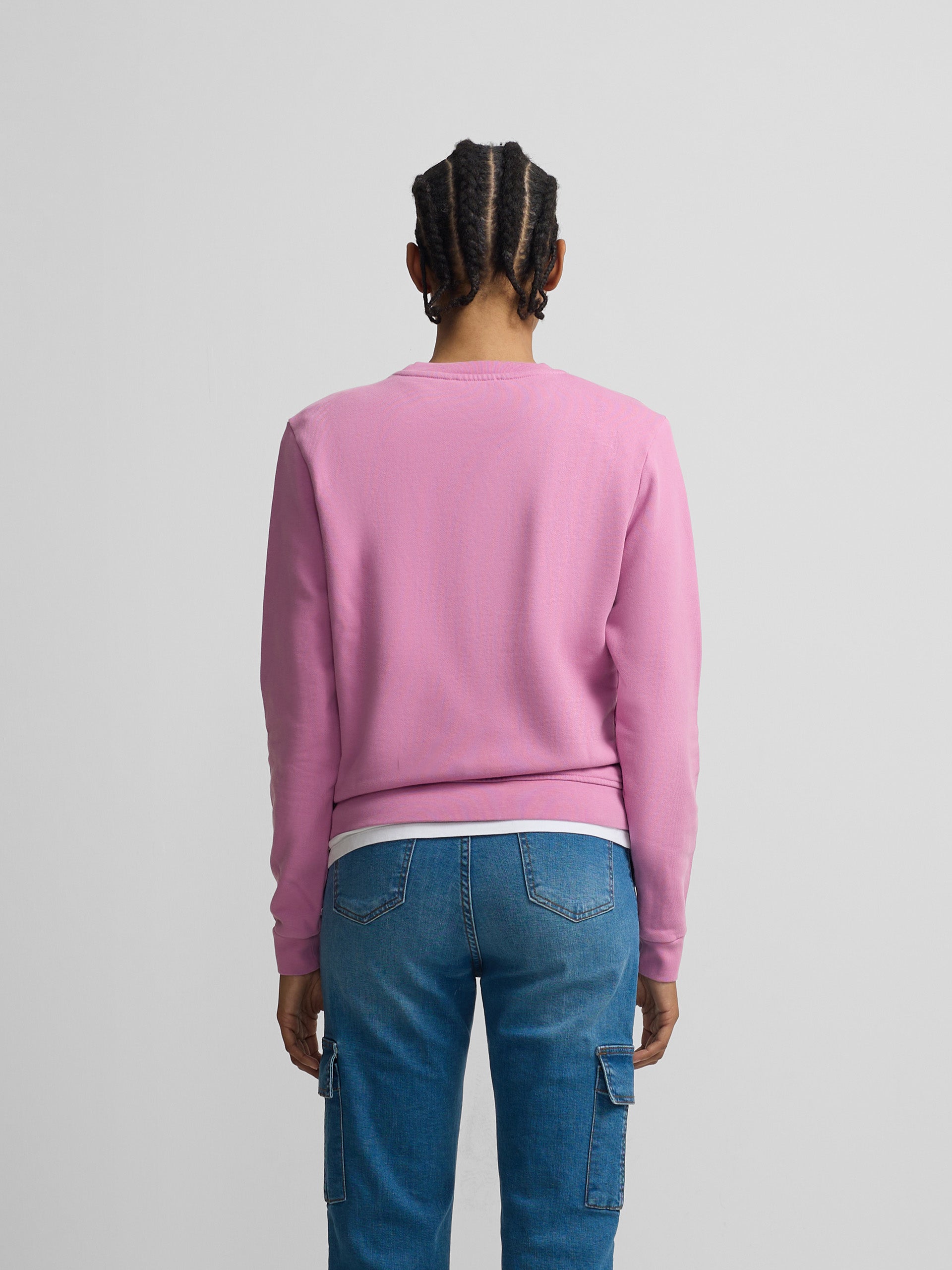 Sudadera woman bordado silbon morada