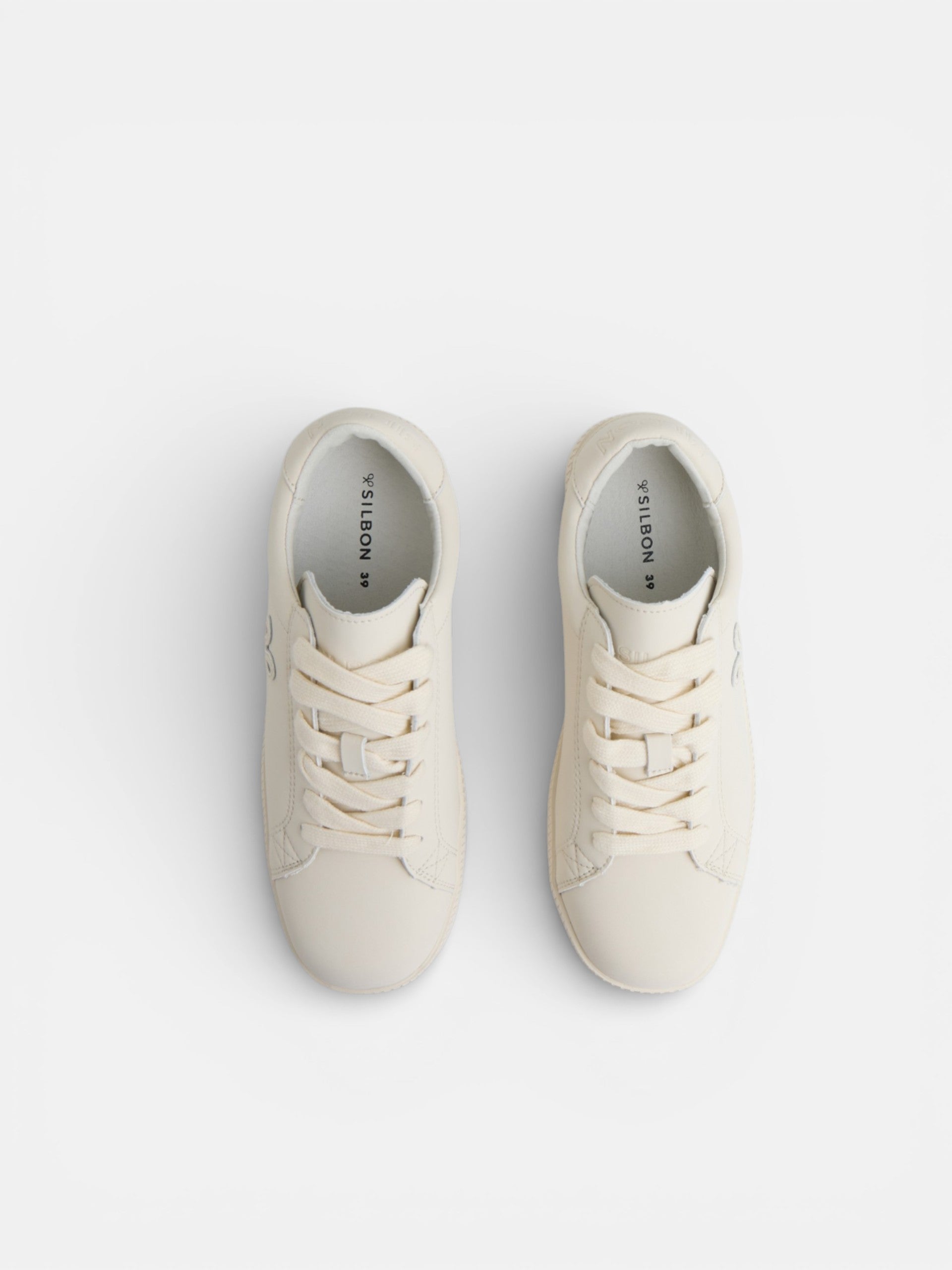 Classic white Silbon women's sneaker