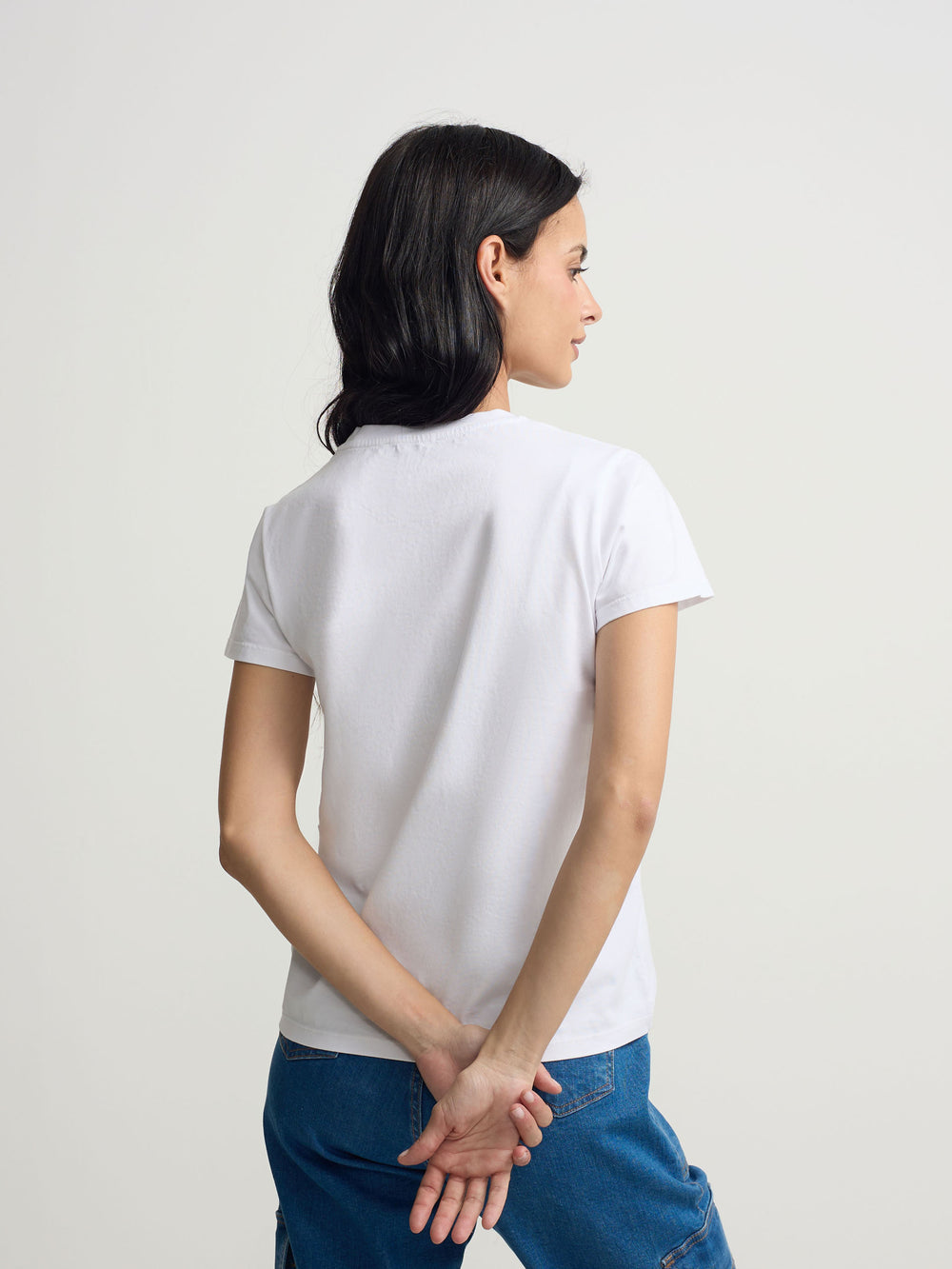 T-shirt femme Silbon gribouillée blanche