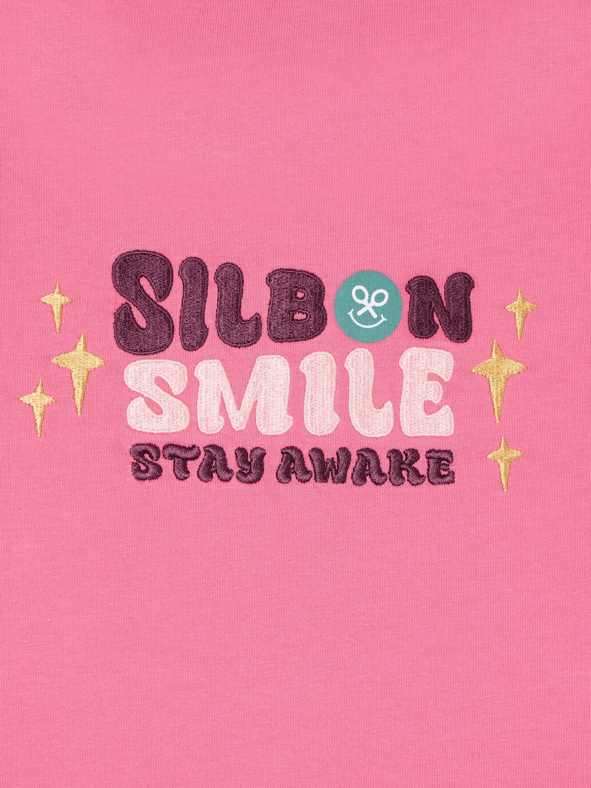 Camiseta woman silbon smile rosa