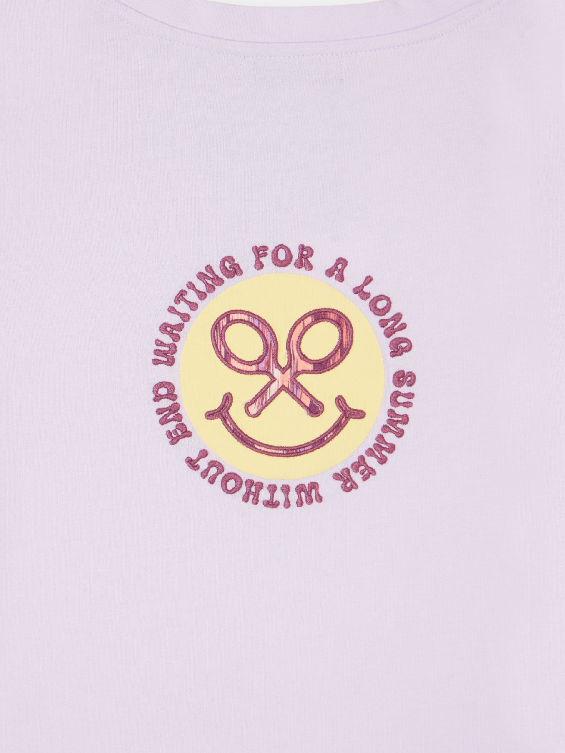 Camiseta woman smile estampado morada