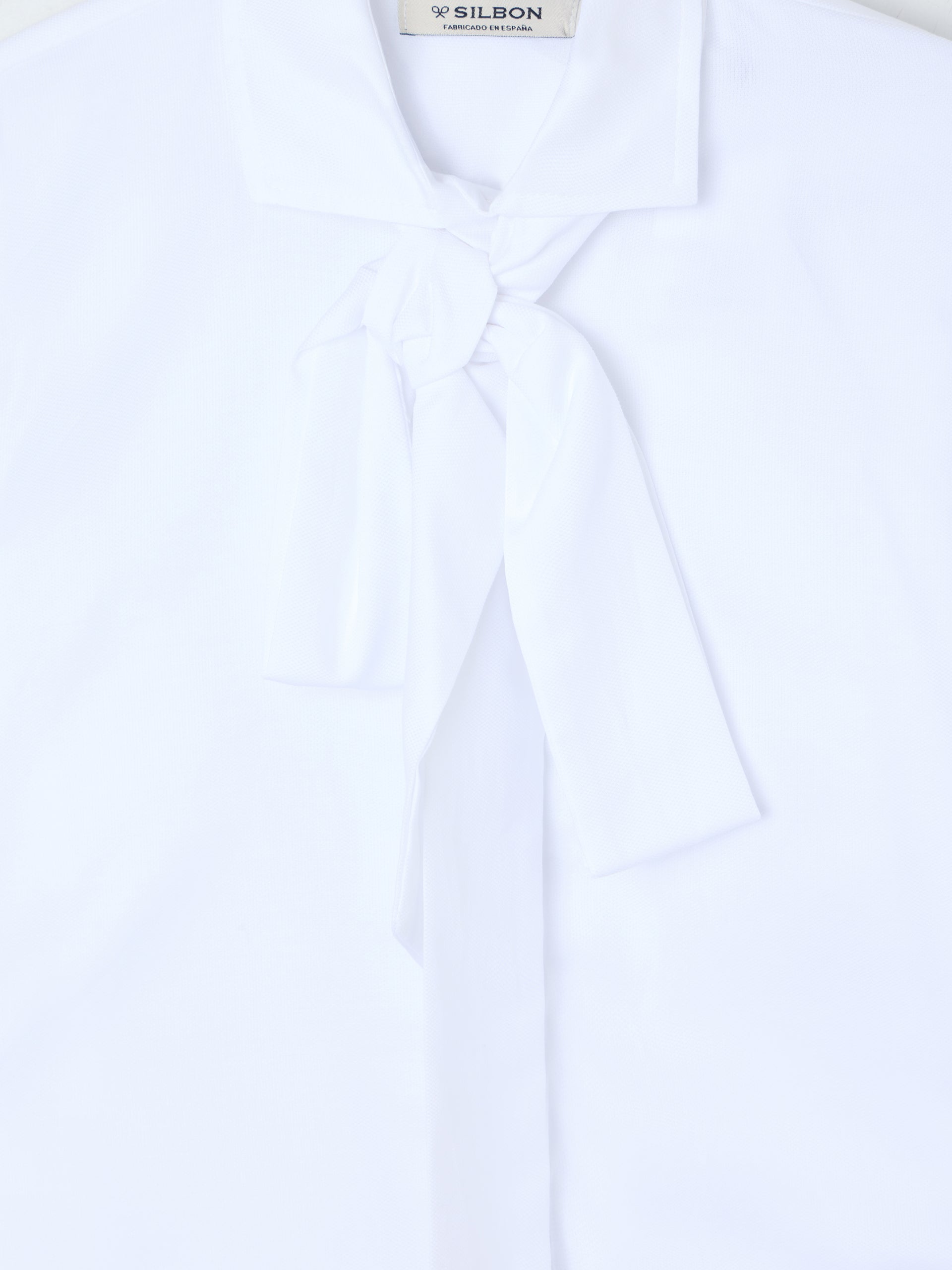 White tie shirt
