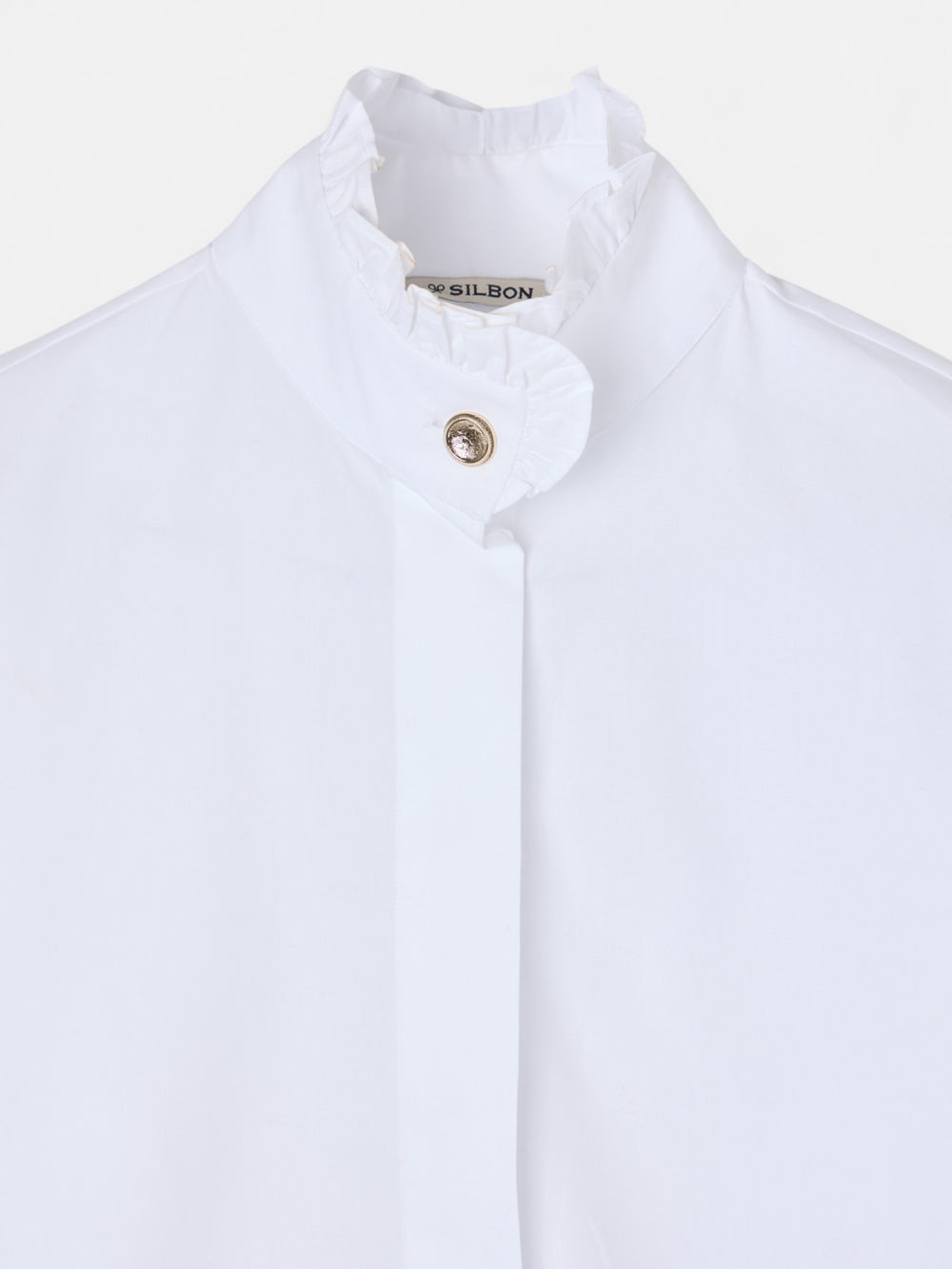 Chemise blanche avec détail aux poignets