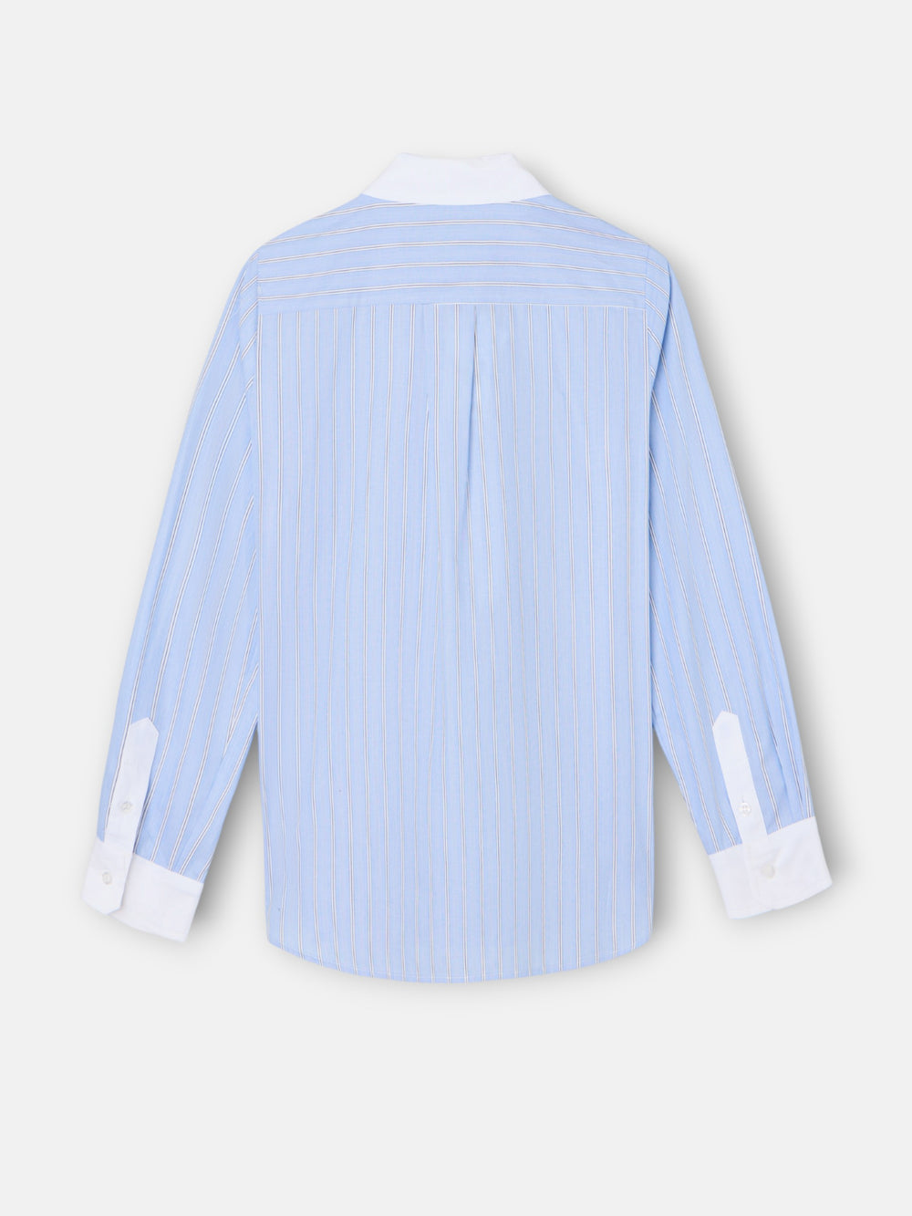 Chemise à rayures bleu ciel