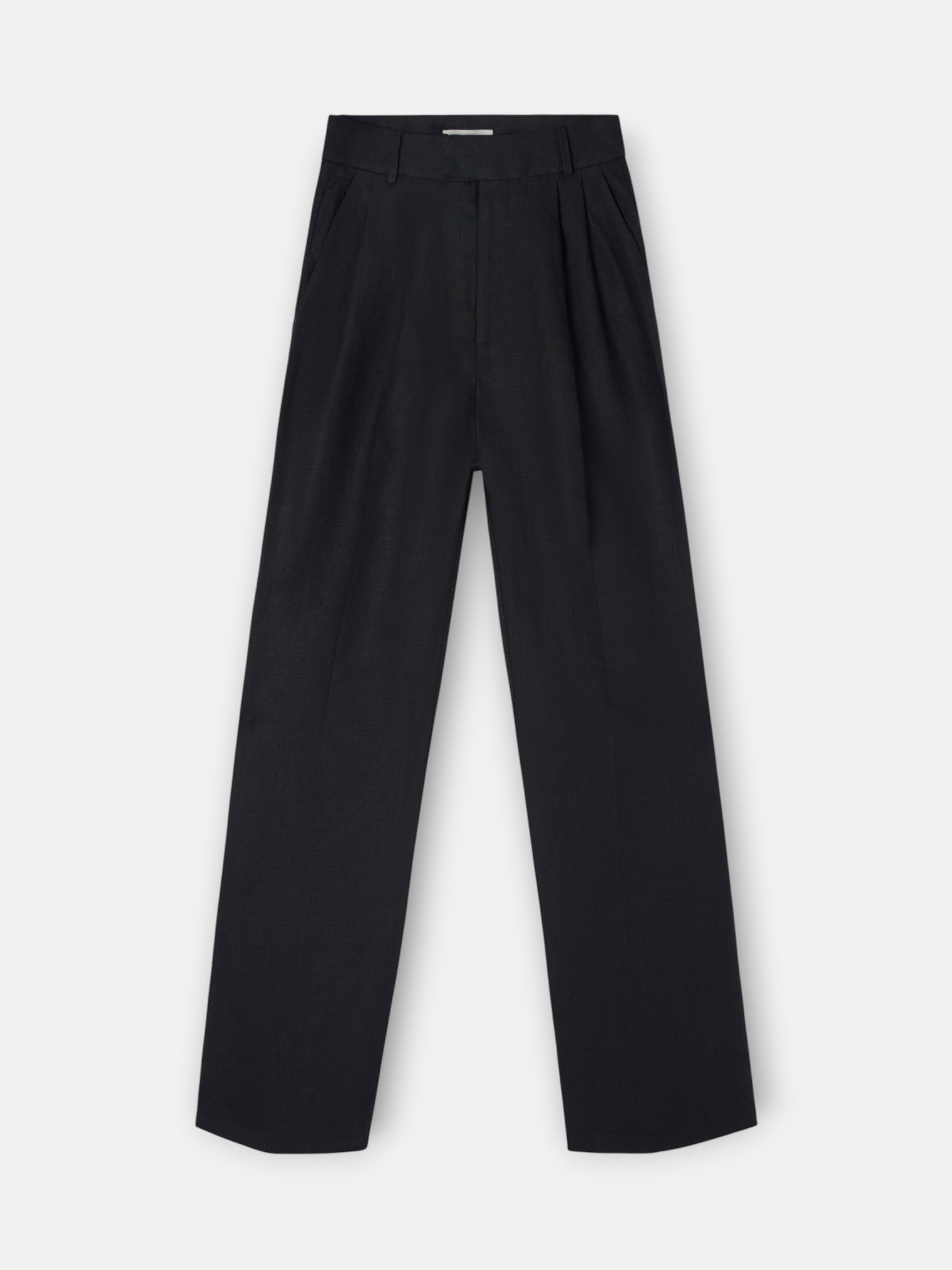 Pantalon en lin noir