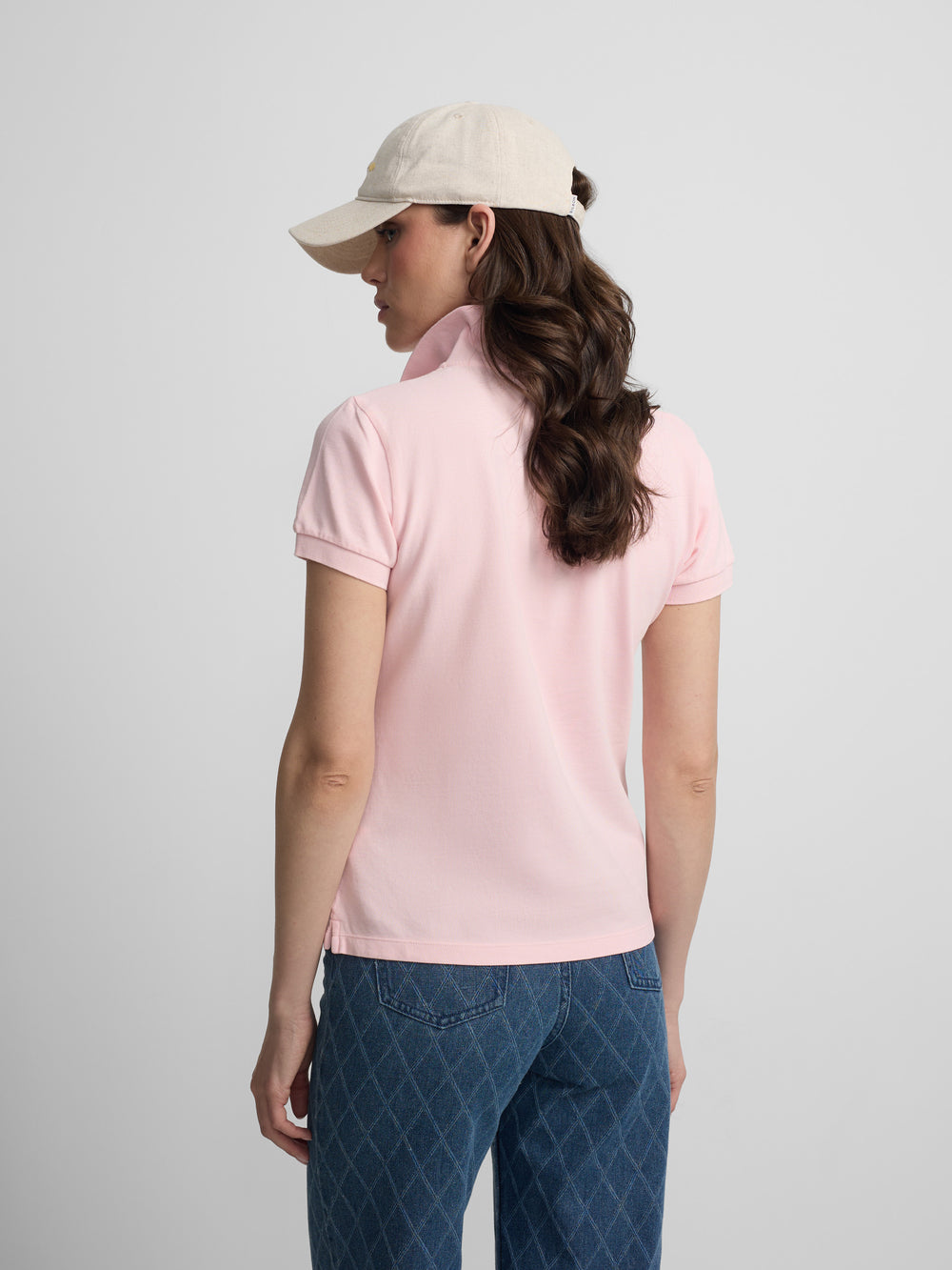 Polo woman clasico rosa claro