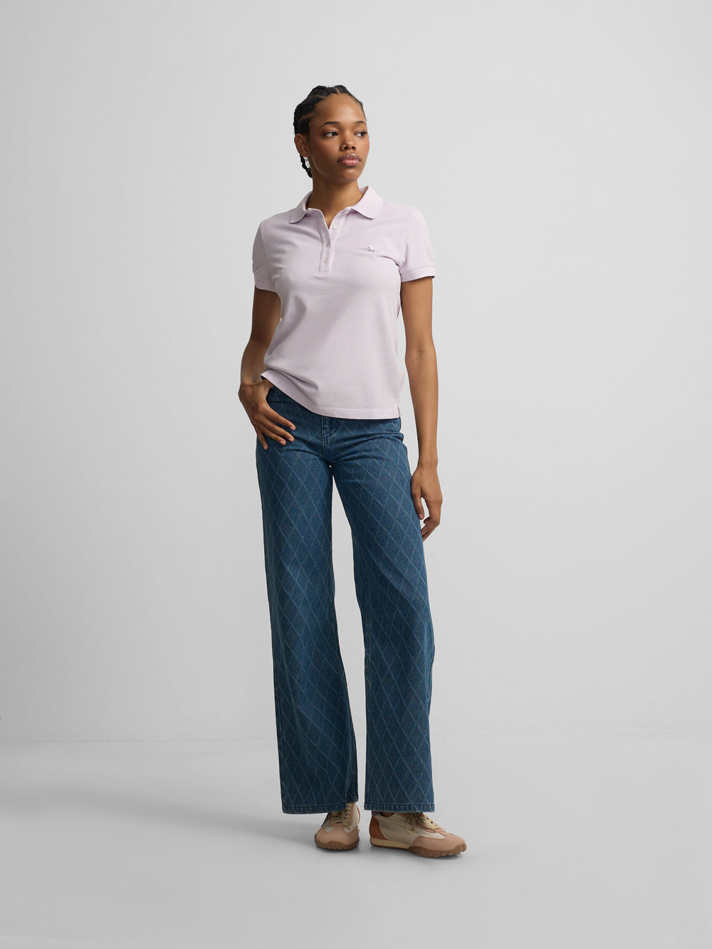 Polo woman clasico lila