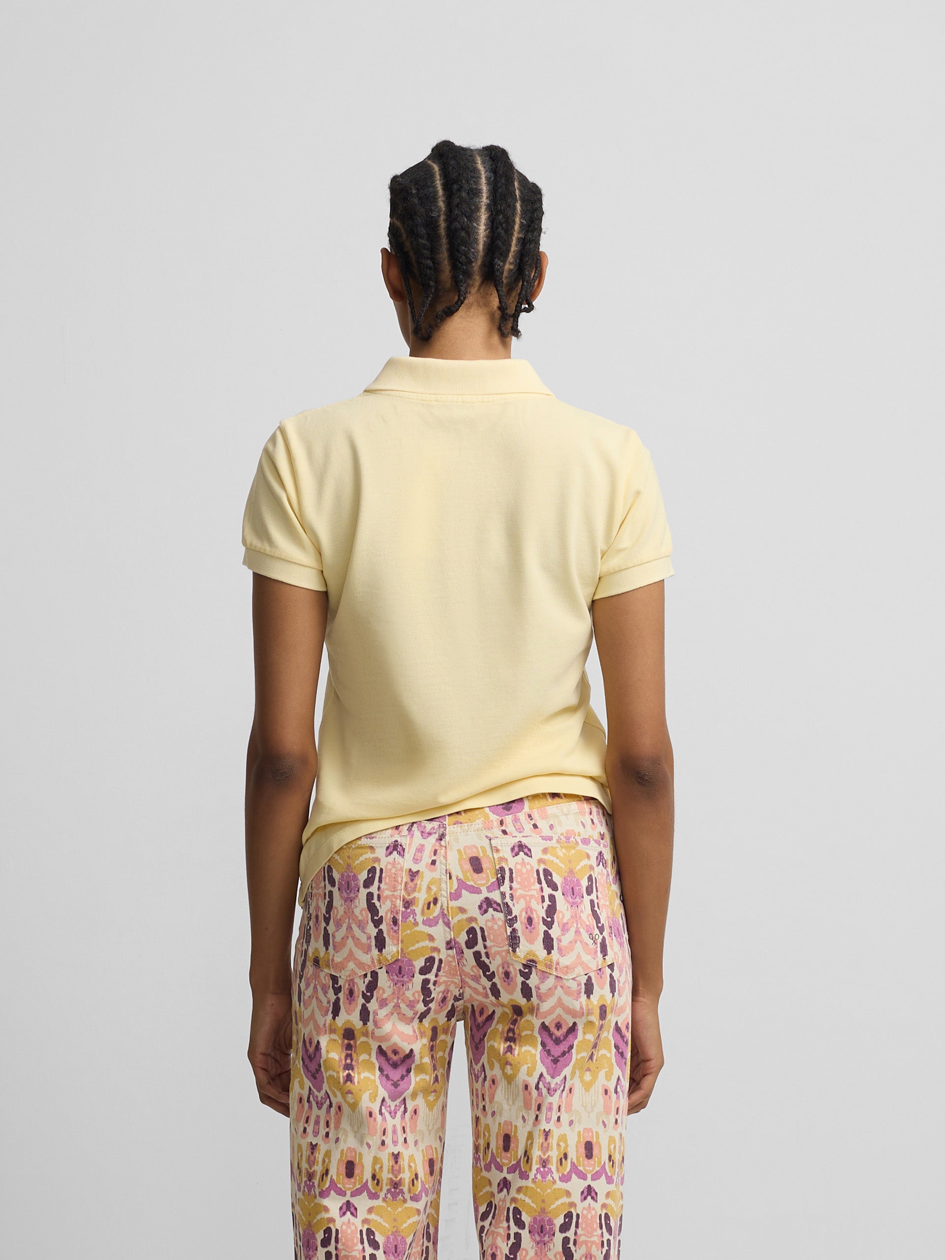 Polo woman clasico amarillo
