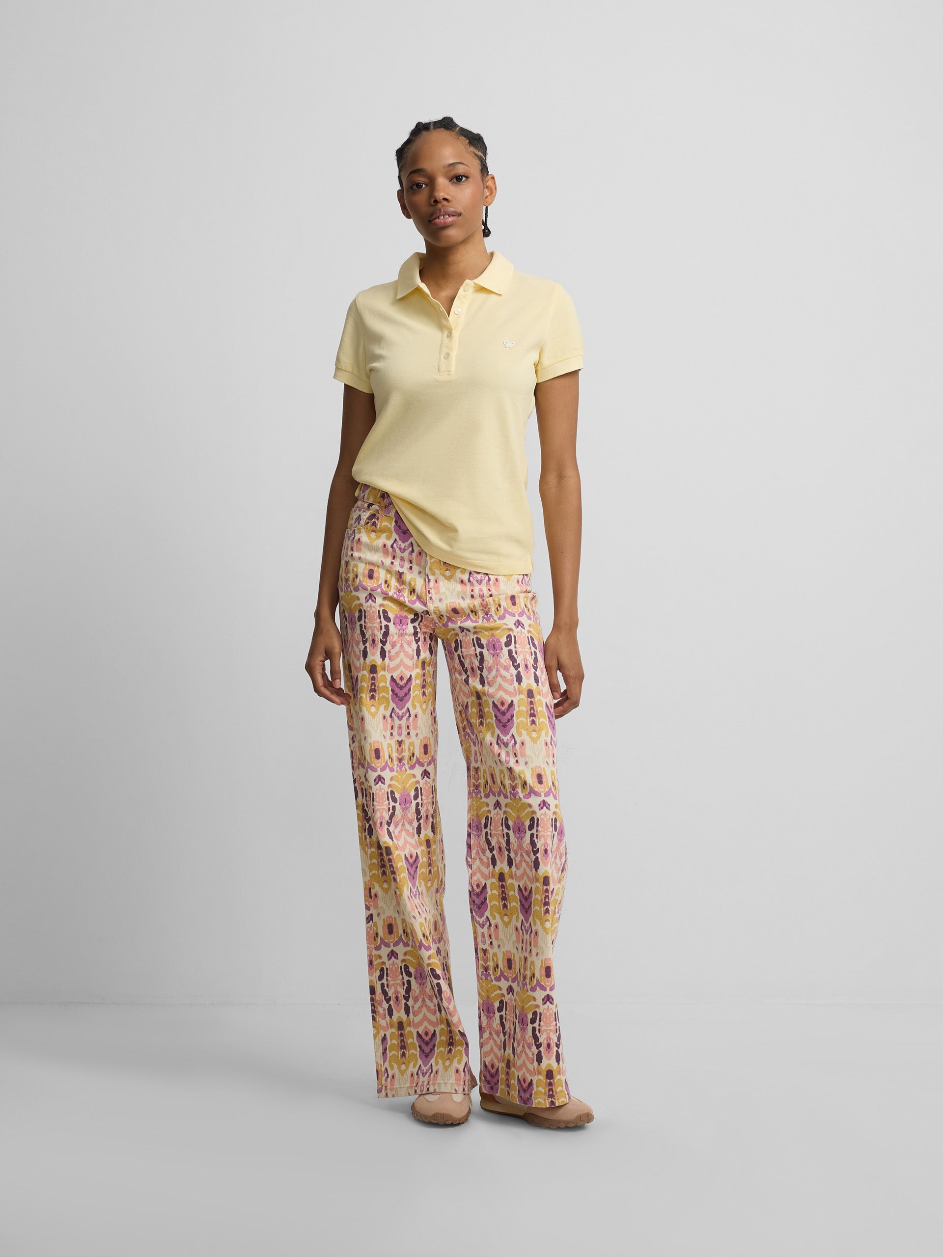 Polo woman clasico amarillo