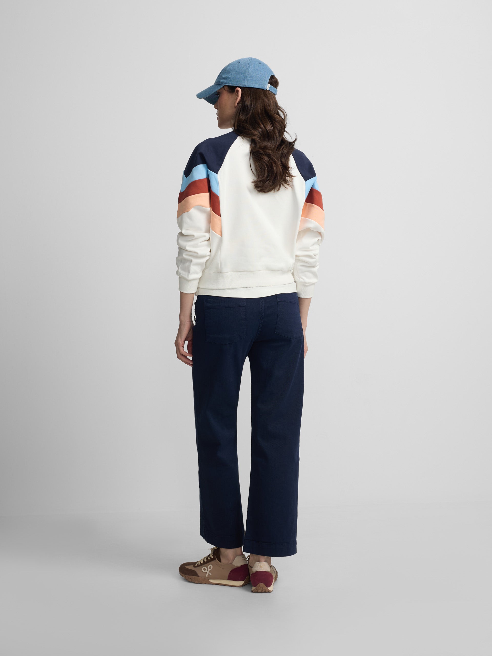Sudadera woman tricolor azules