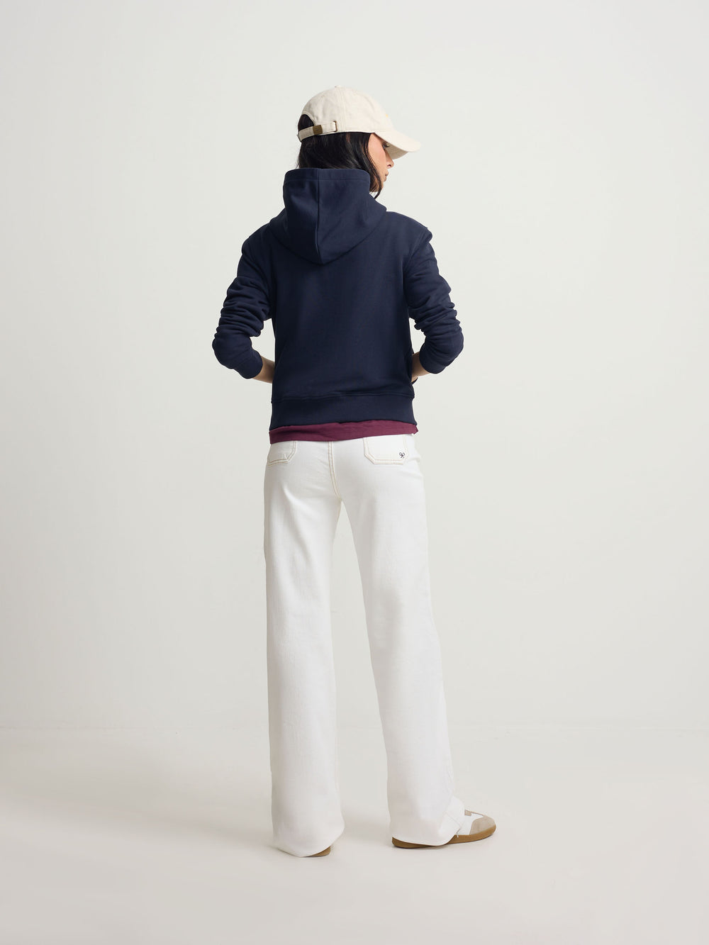 Sudadera woman cremallera raqueta marino