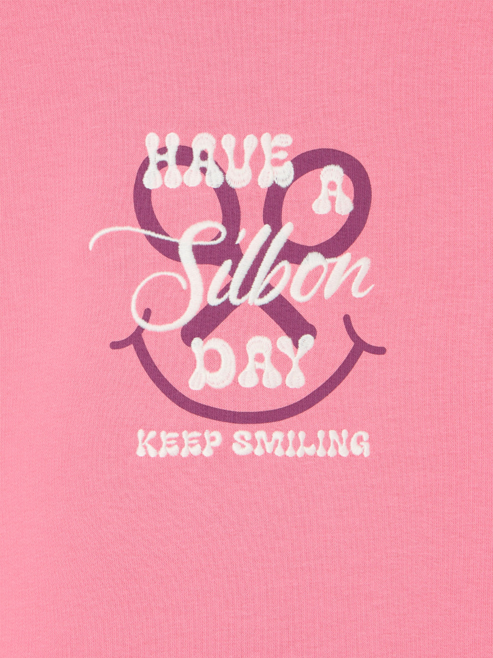 Sudadera woman have a silbon day rosa