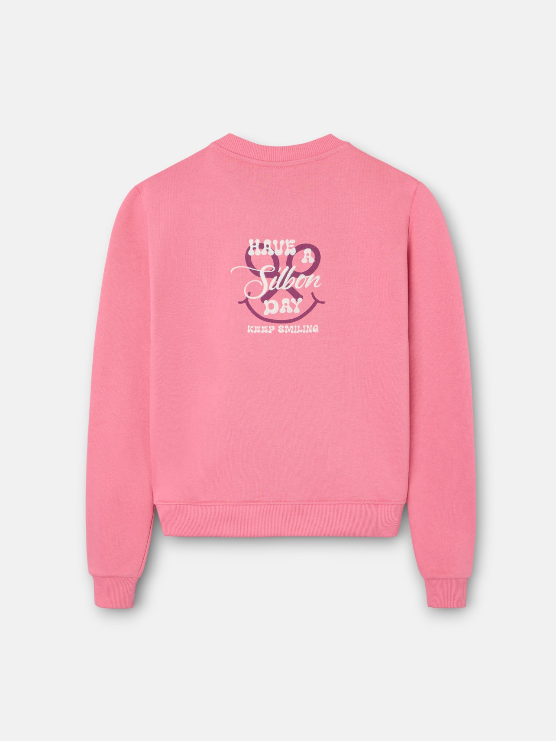 Sudadera woman have a silbon day rosa