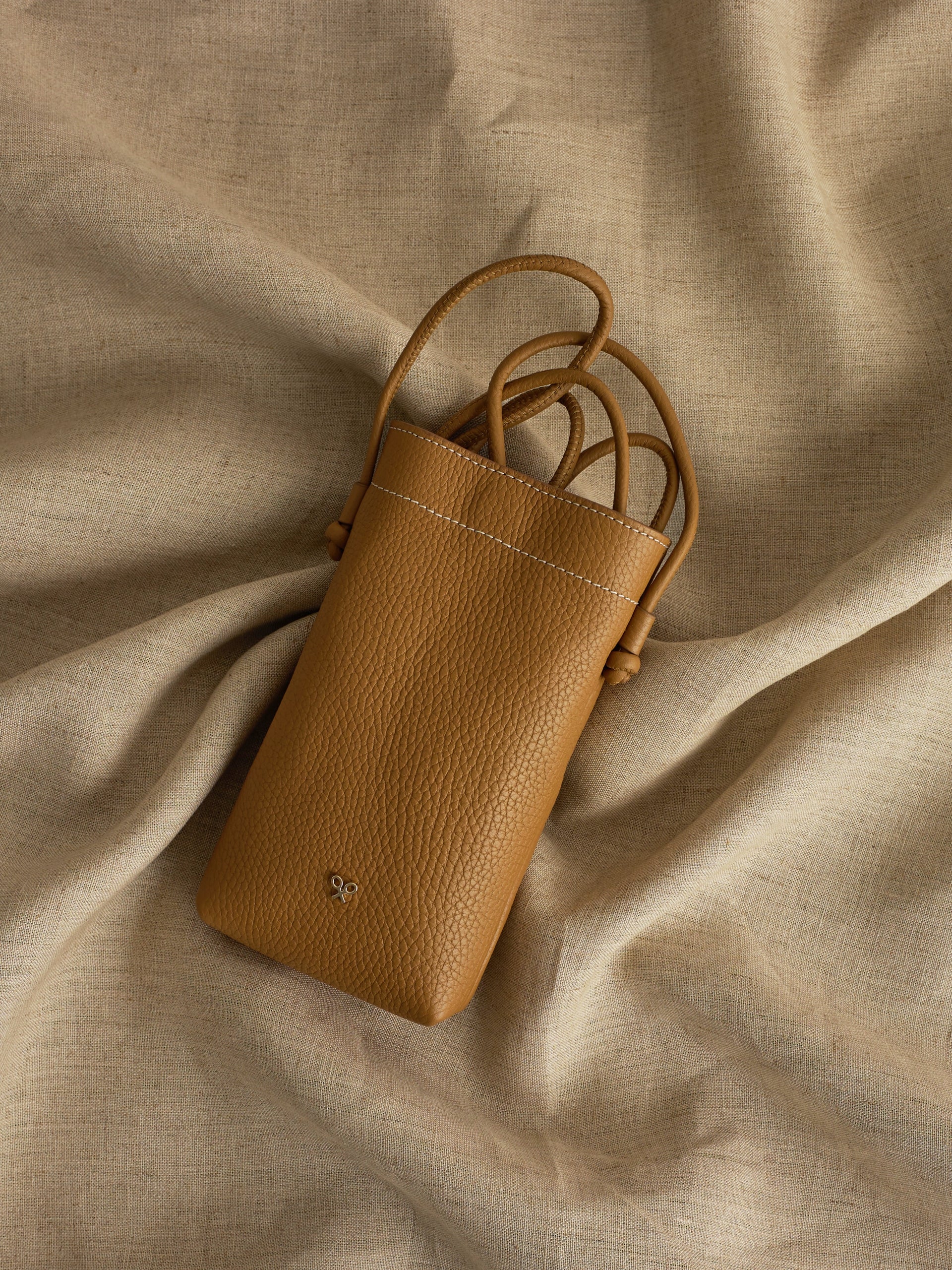 Minibolso nudo camel