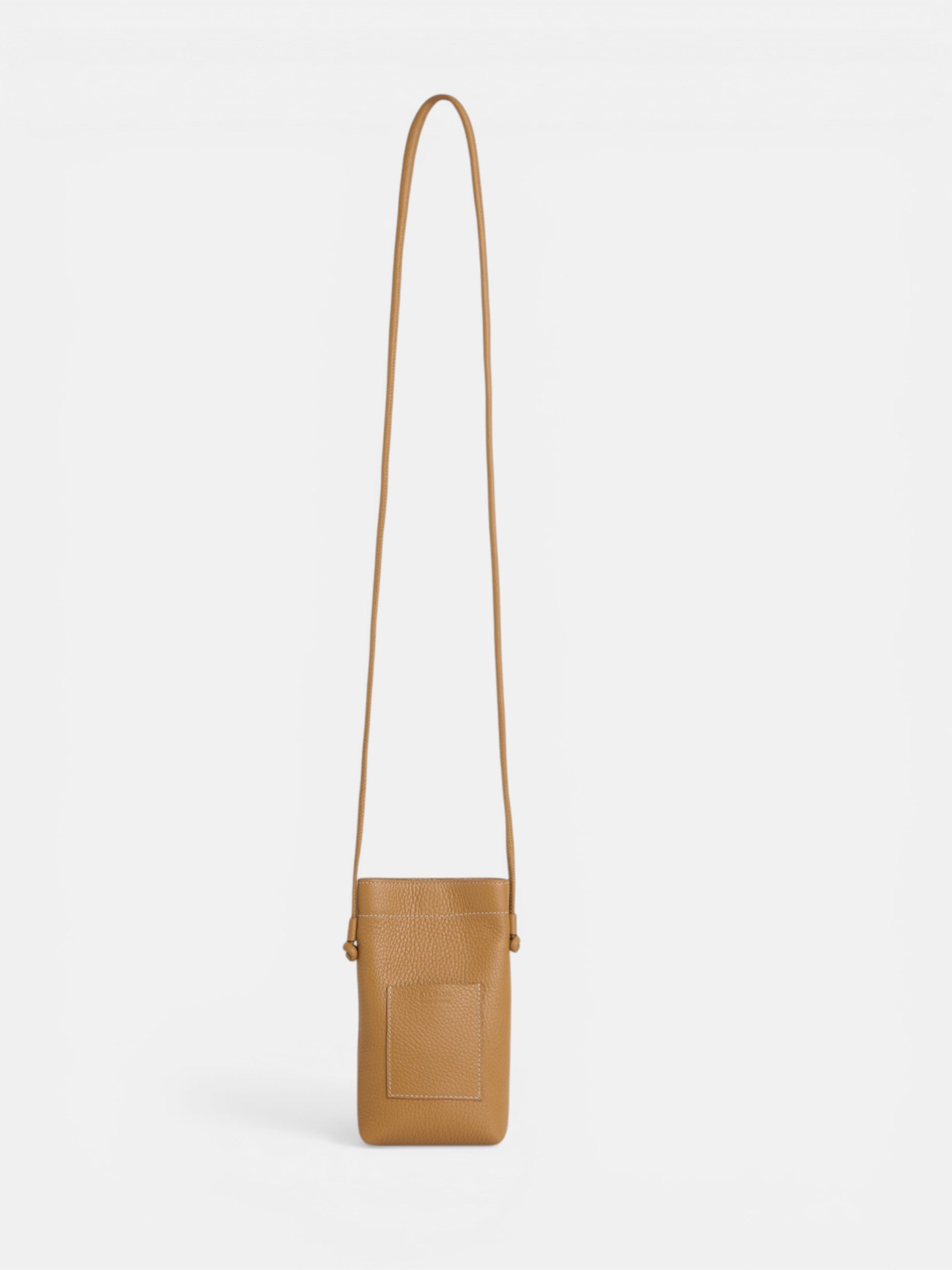 Minibolso nudo camel