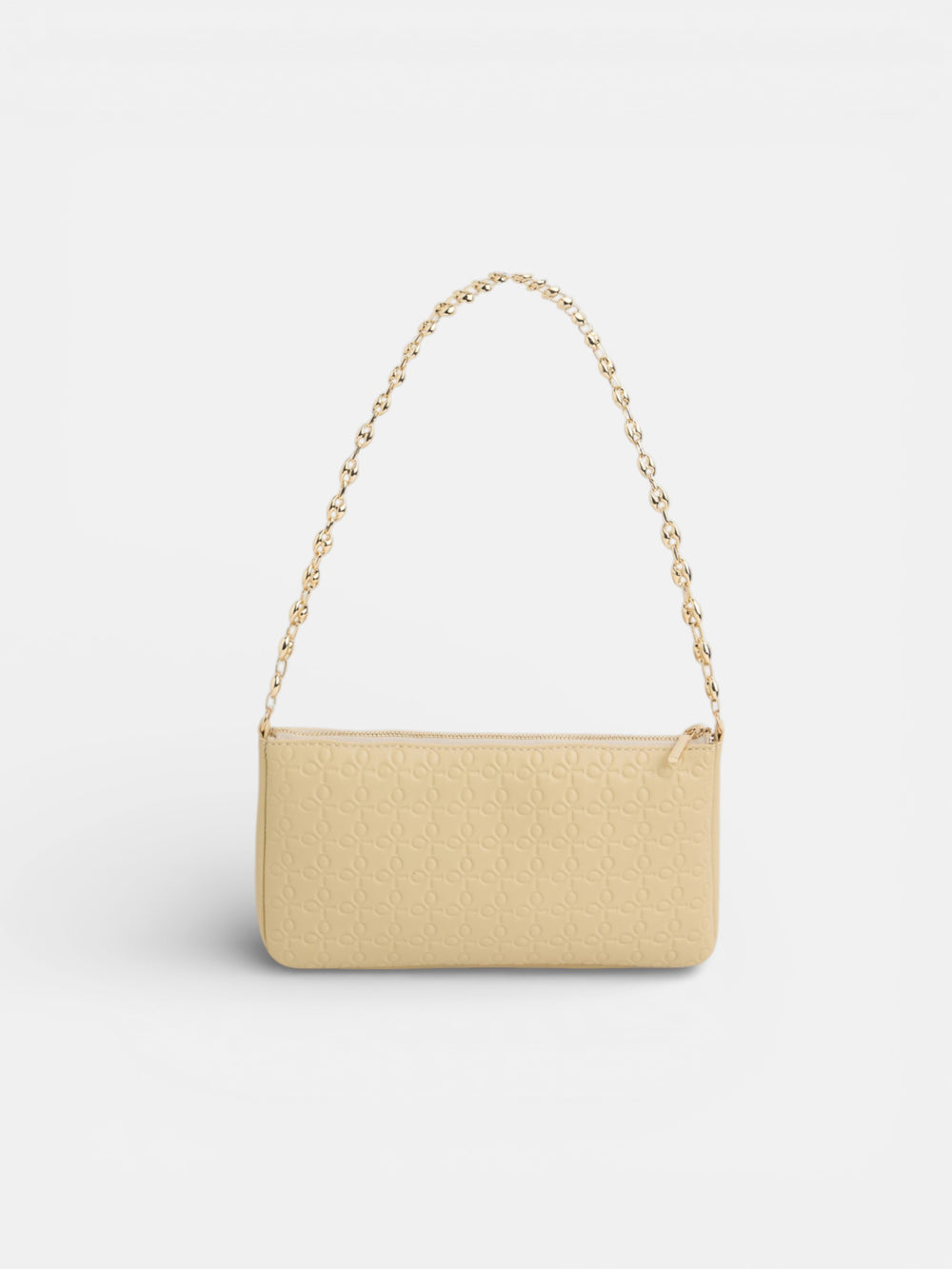 Bolso silbon cadena arena