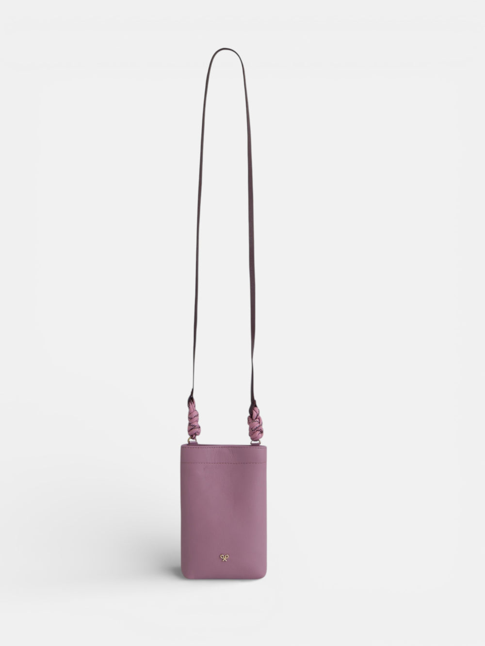 Minibolso nudo rosa y burdeos