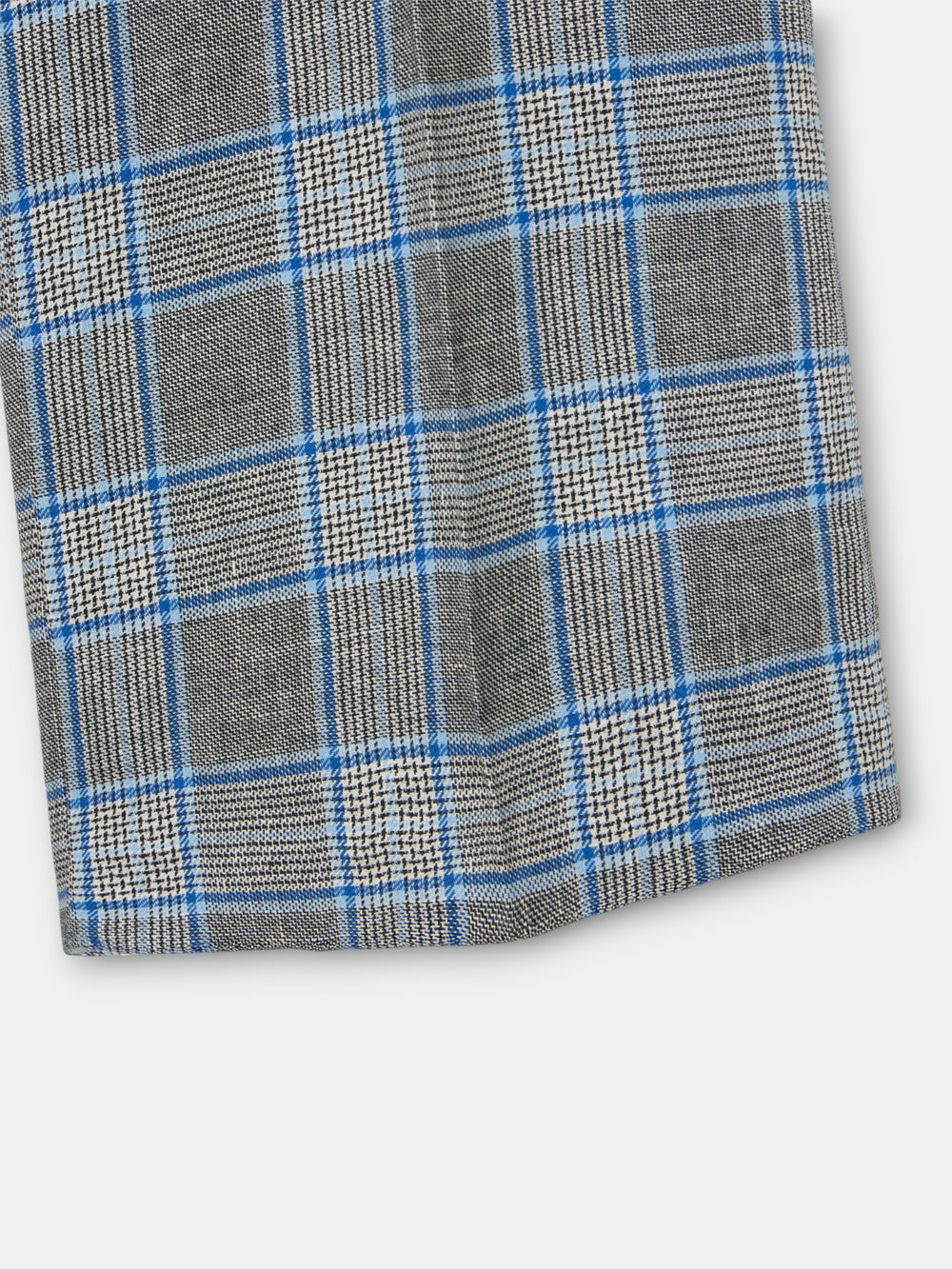 Pantalon recto cuadros marino