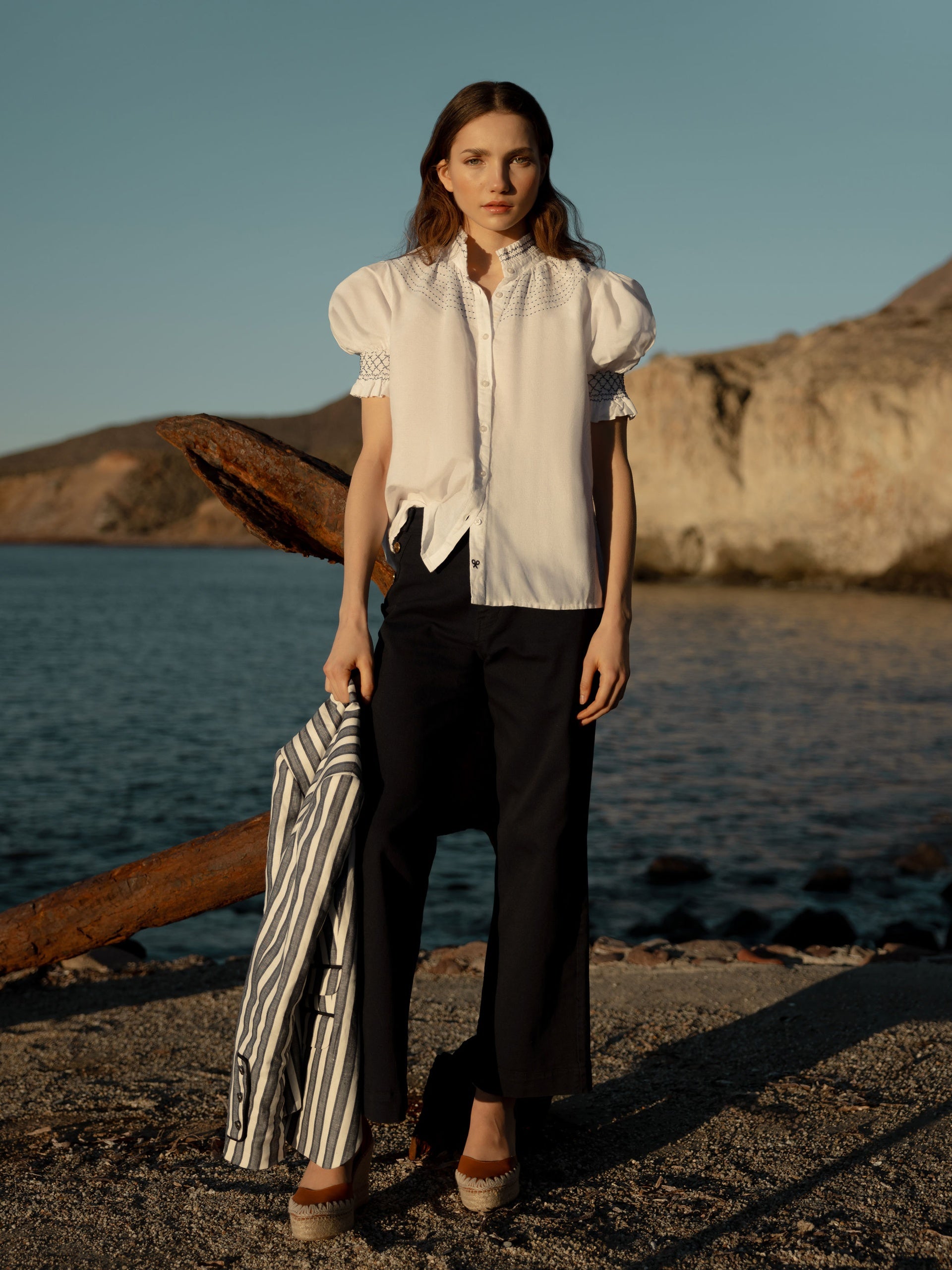 Pantalon marin bleu marine