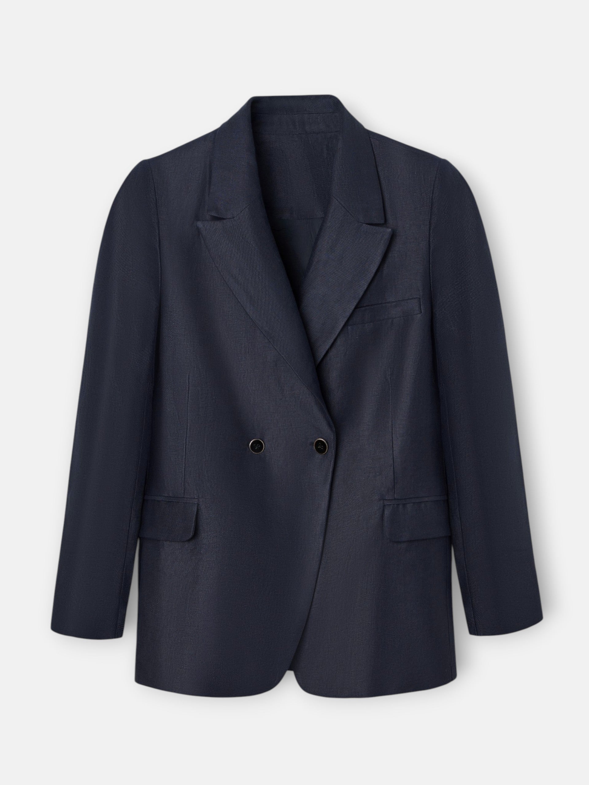 Veste unique bleu marine