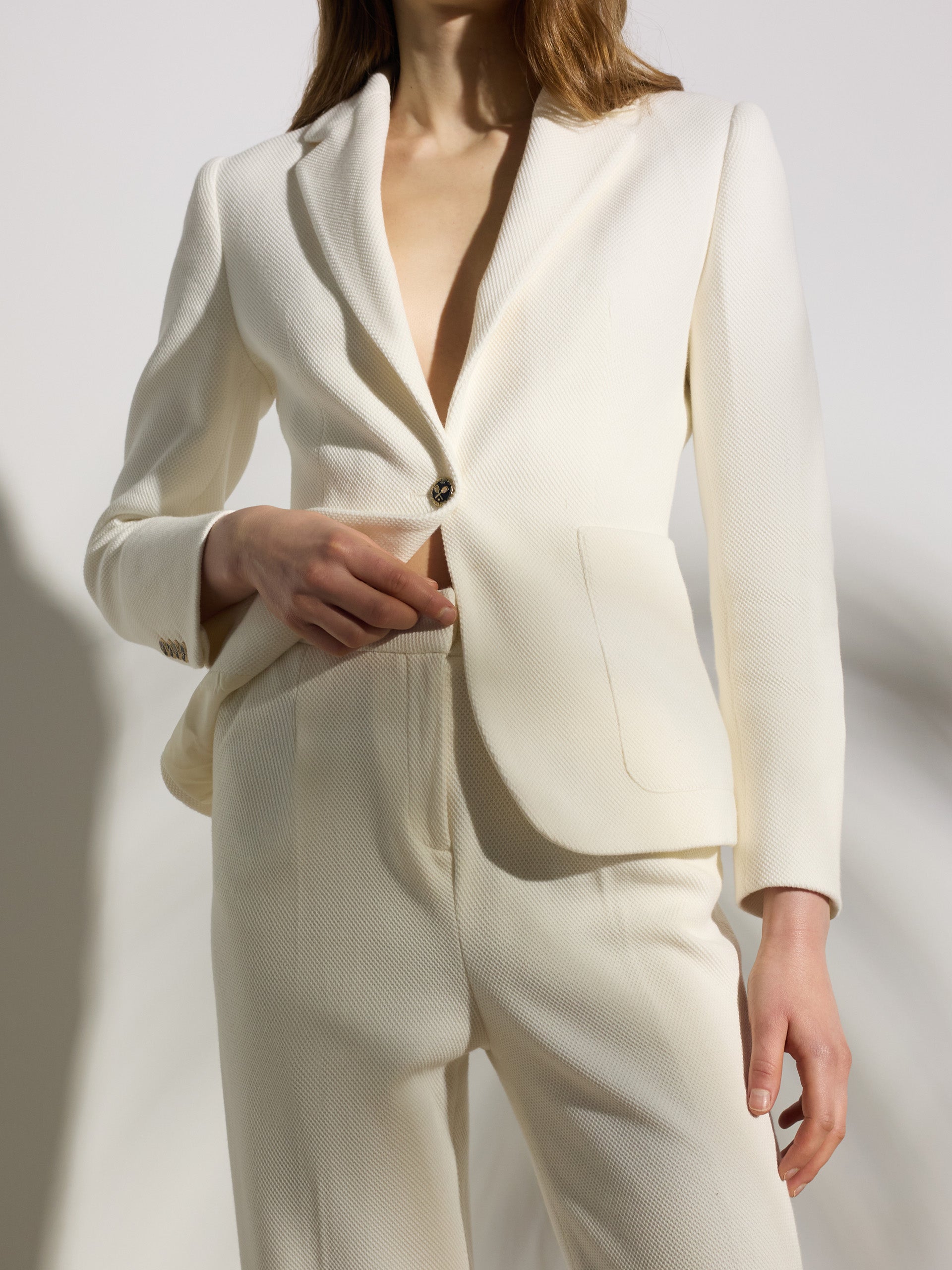 Pantalon unique palazzo crudo