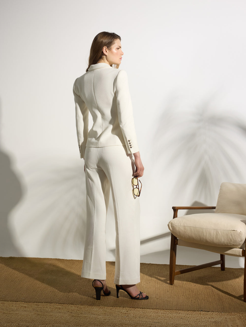 Pantalon unique palazzo crudo
