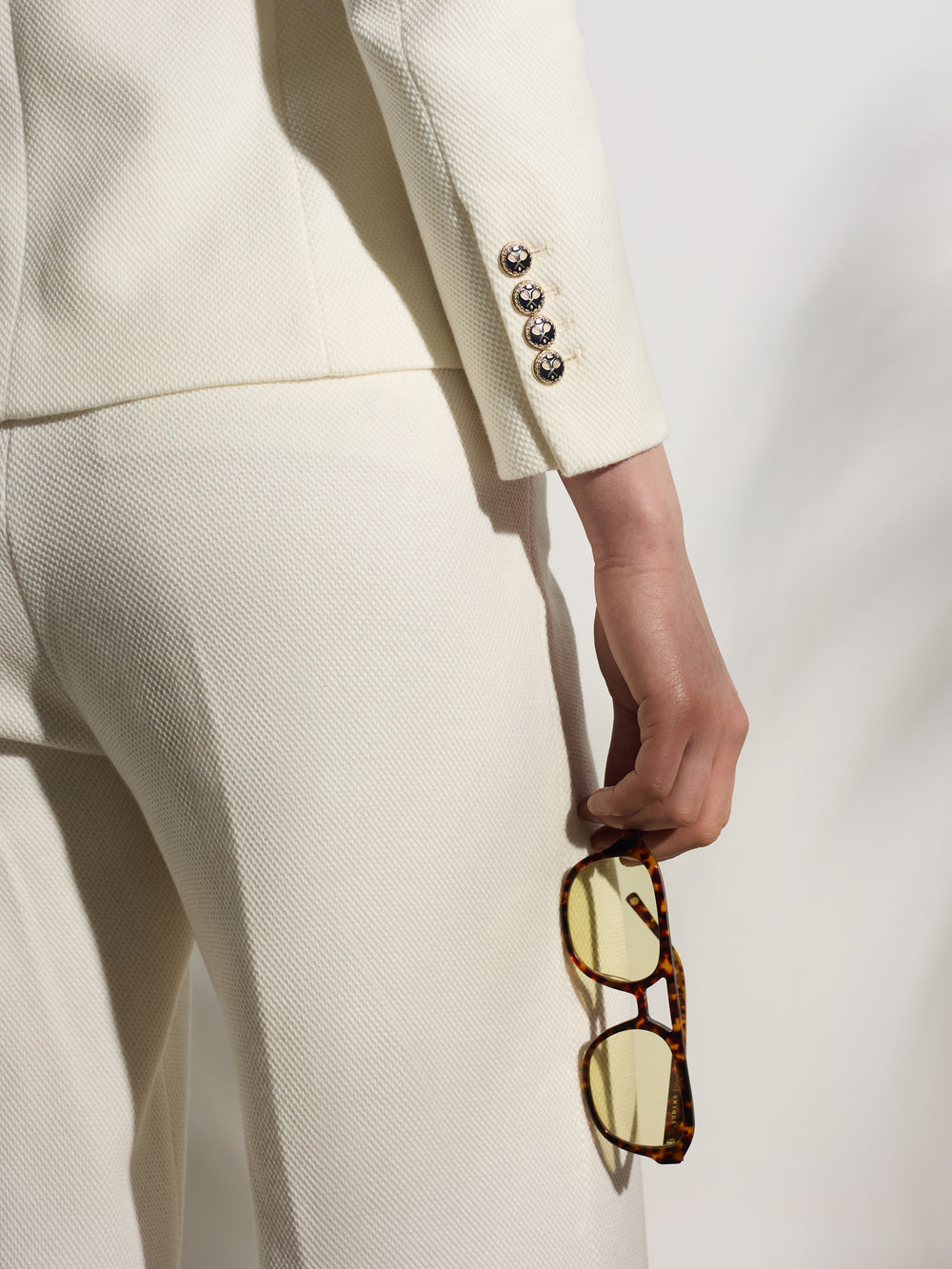 Pantalon unique palazzo crudo