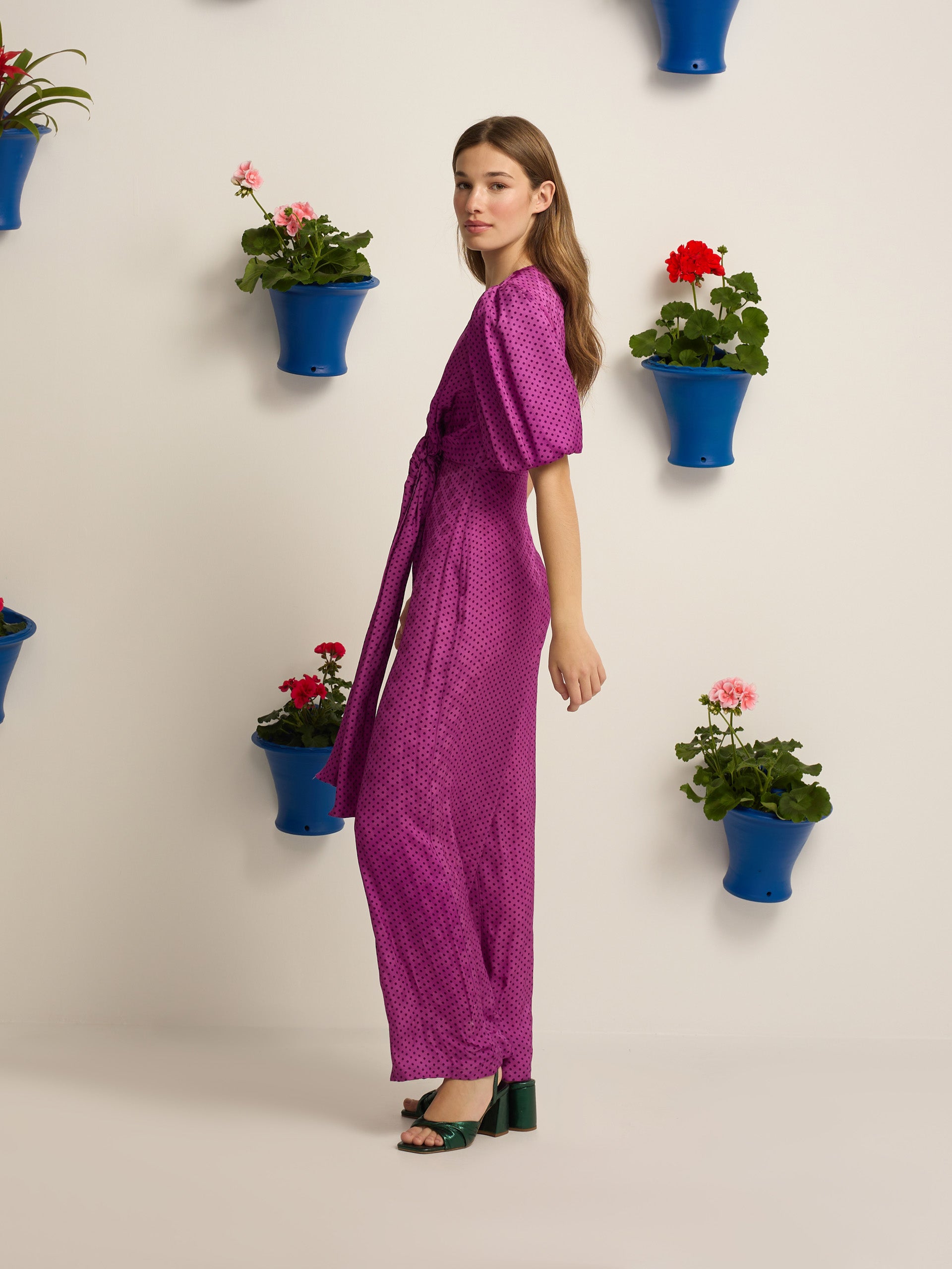 Mono event collection nudo lunares morado