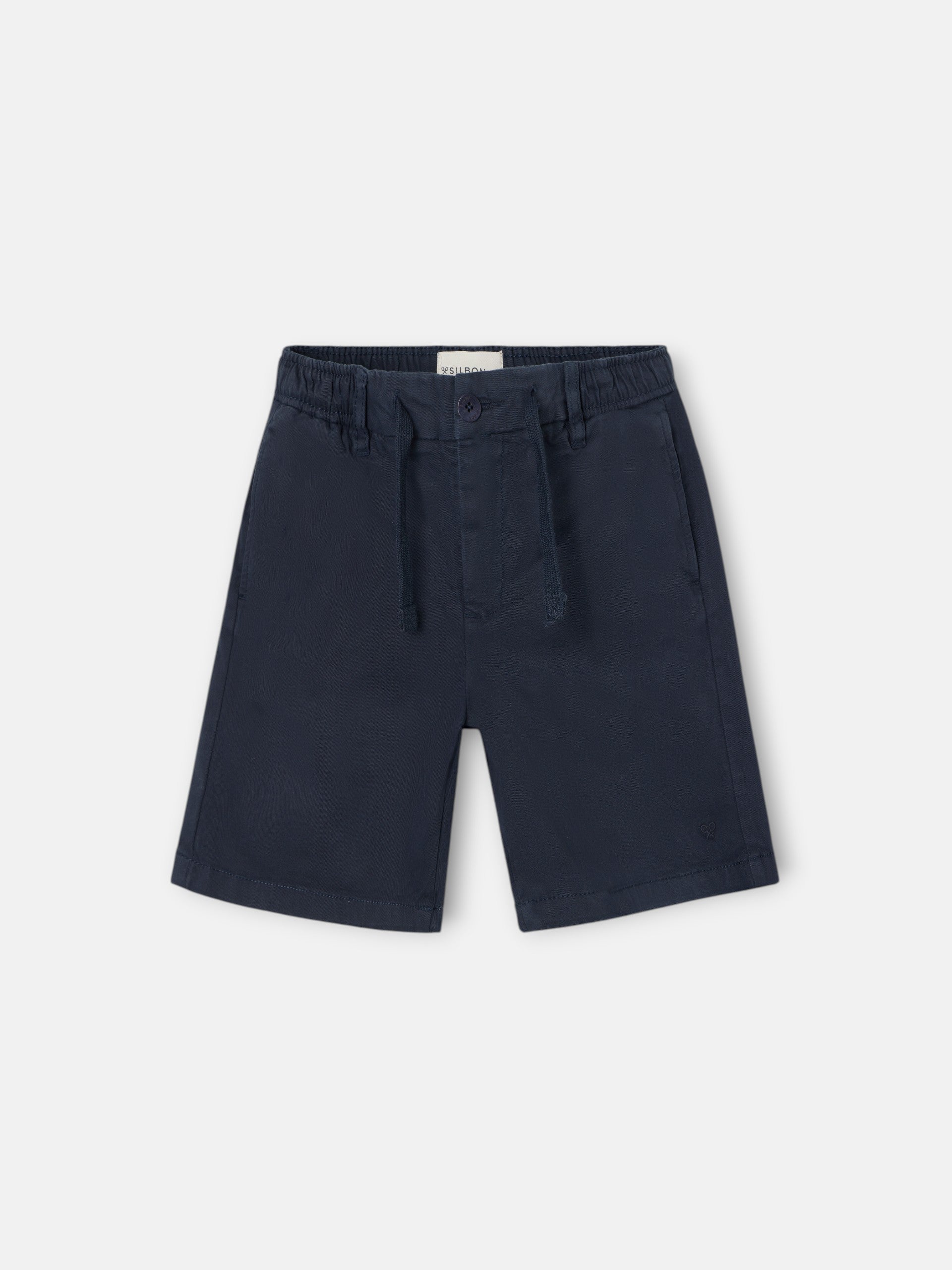 Classic navy blue kids' Bermuda shorts