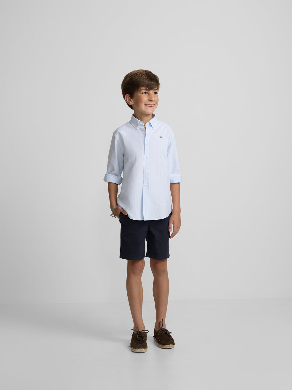 Bermuda kids clasica azul marino