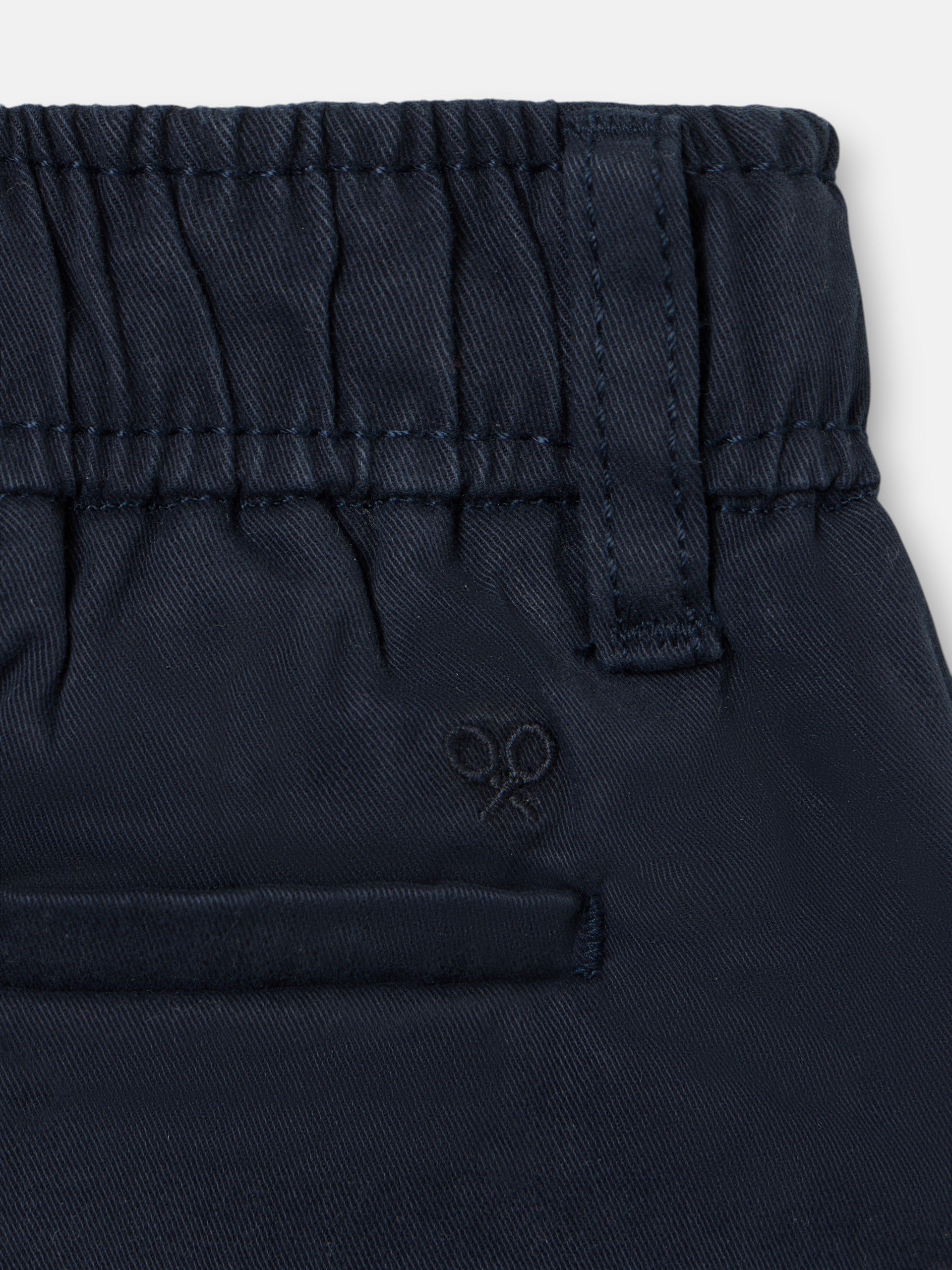Classic navy blue kids' Bermuda shorts