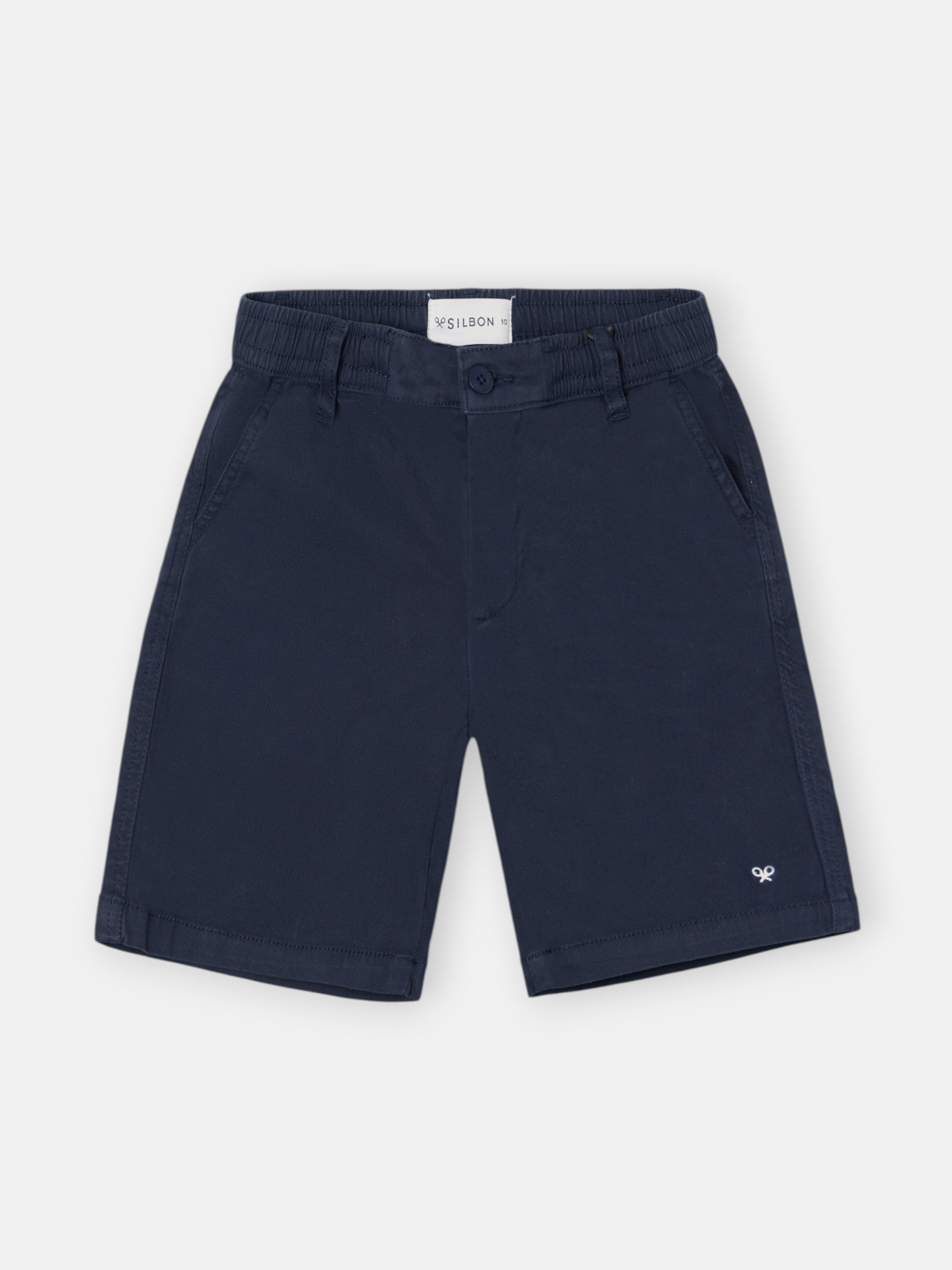 Bermuda enfant sport bleu marine