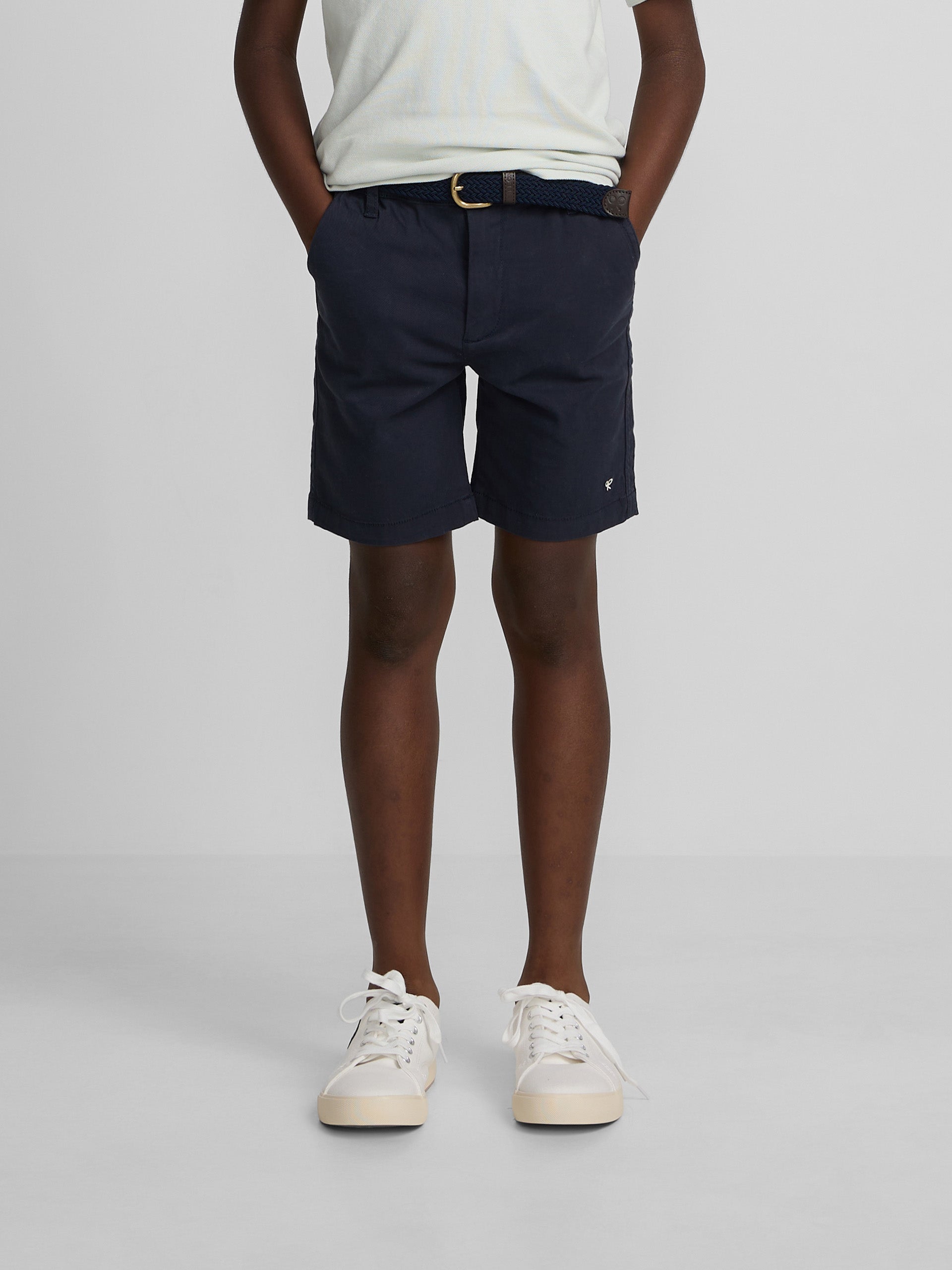 Bermuda enfant sport bleu marine