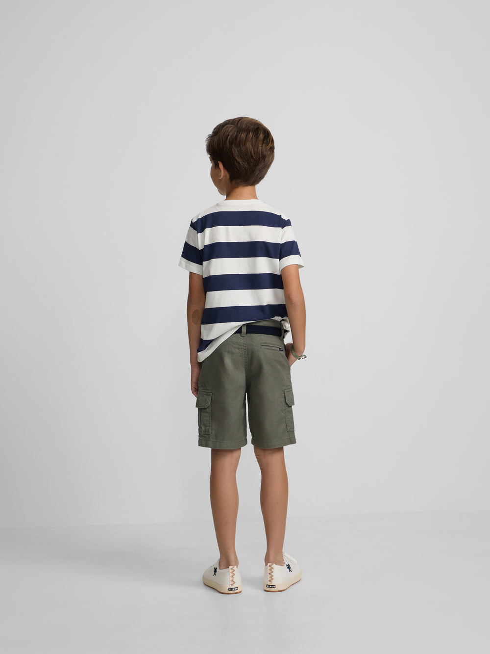 Bermuda kids cargo verde