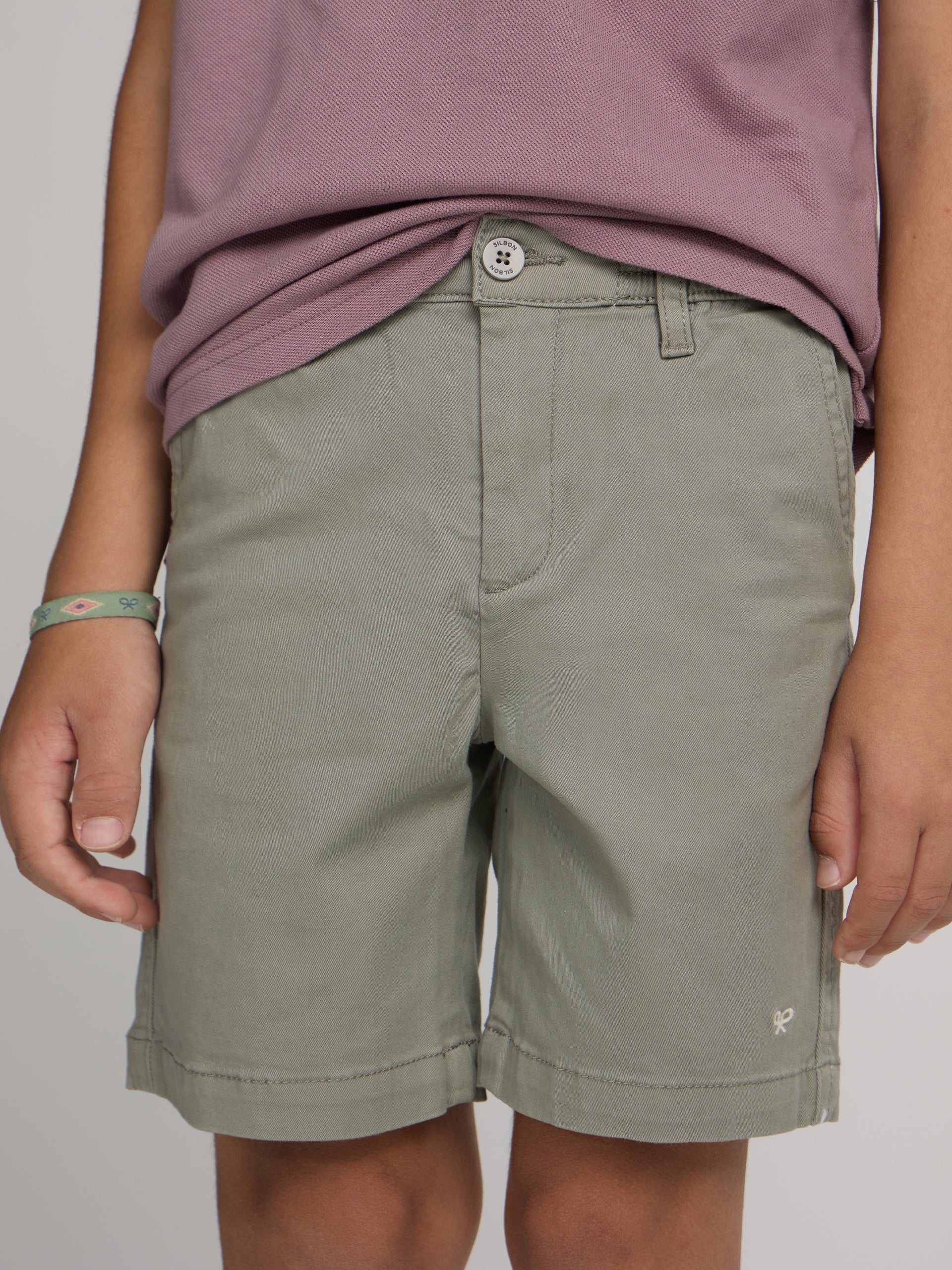 Bermuda kids sport verde