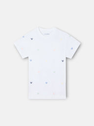 T-shirt kids multiraquete cores branco