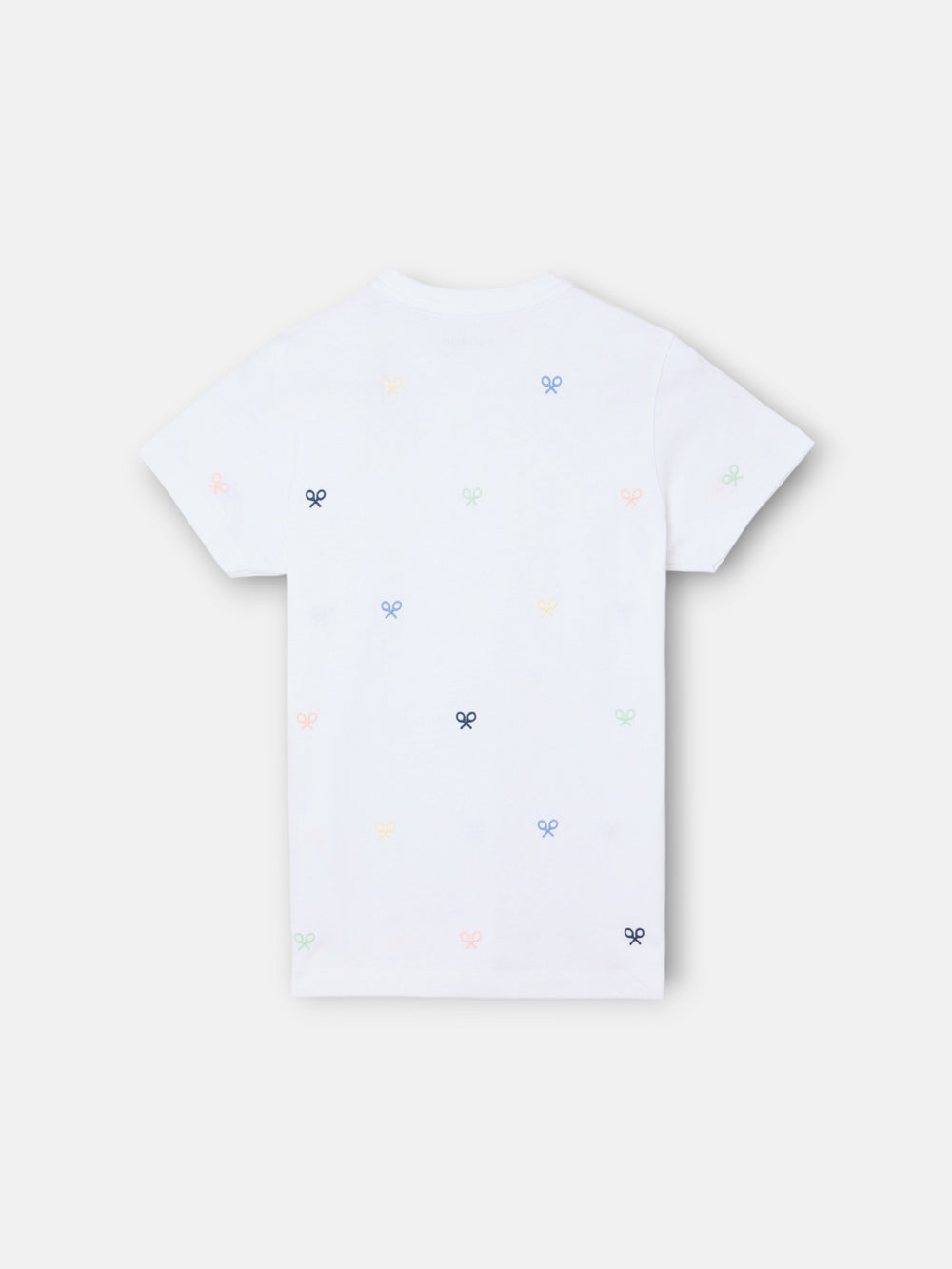Camiseta kids multiraqueta colores blanco