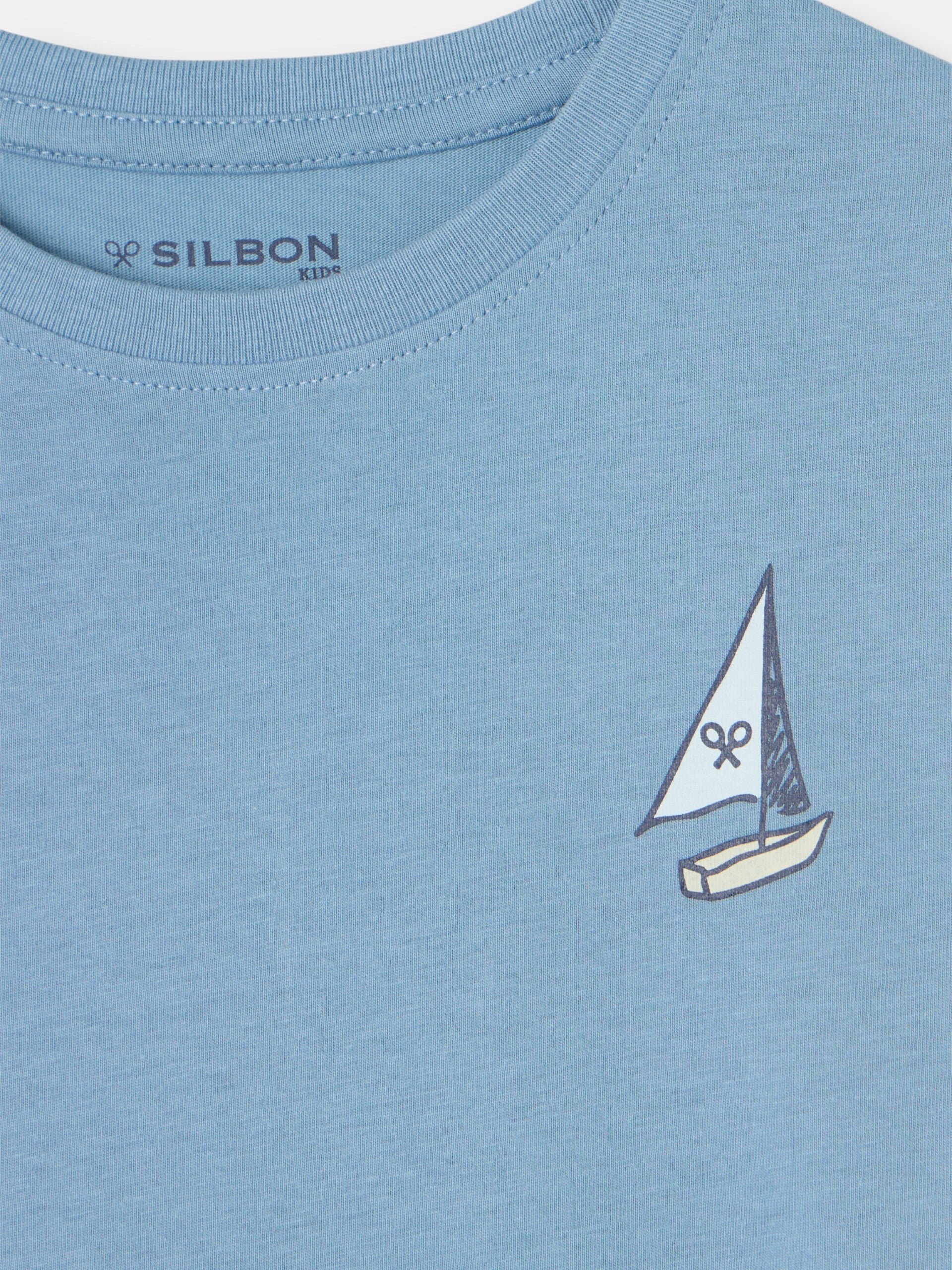 Camiseta kids cote azul
