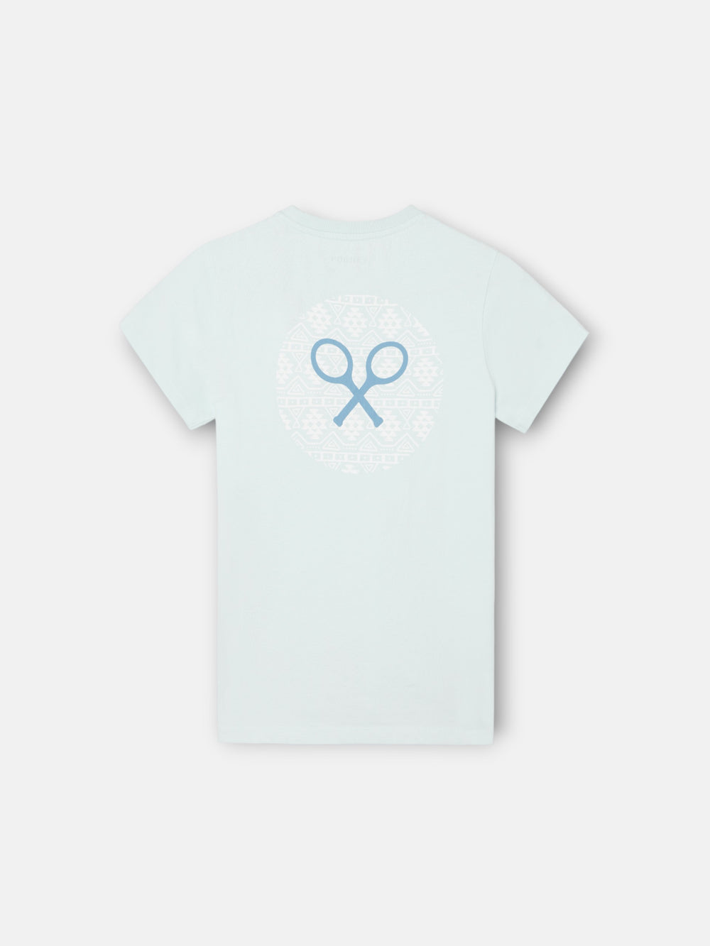 Camiseta kids raqueta etnica azul claro