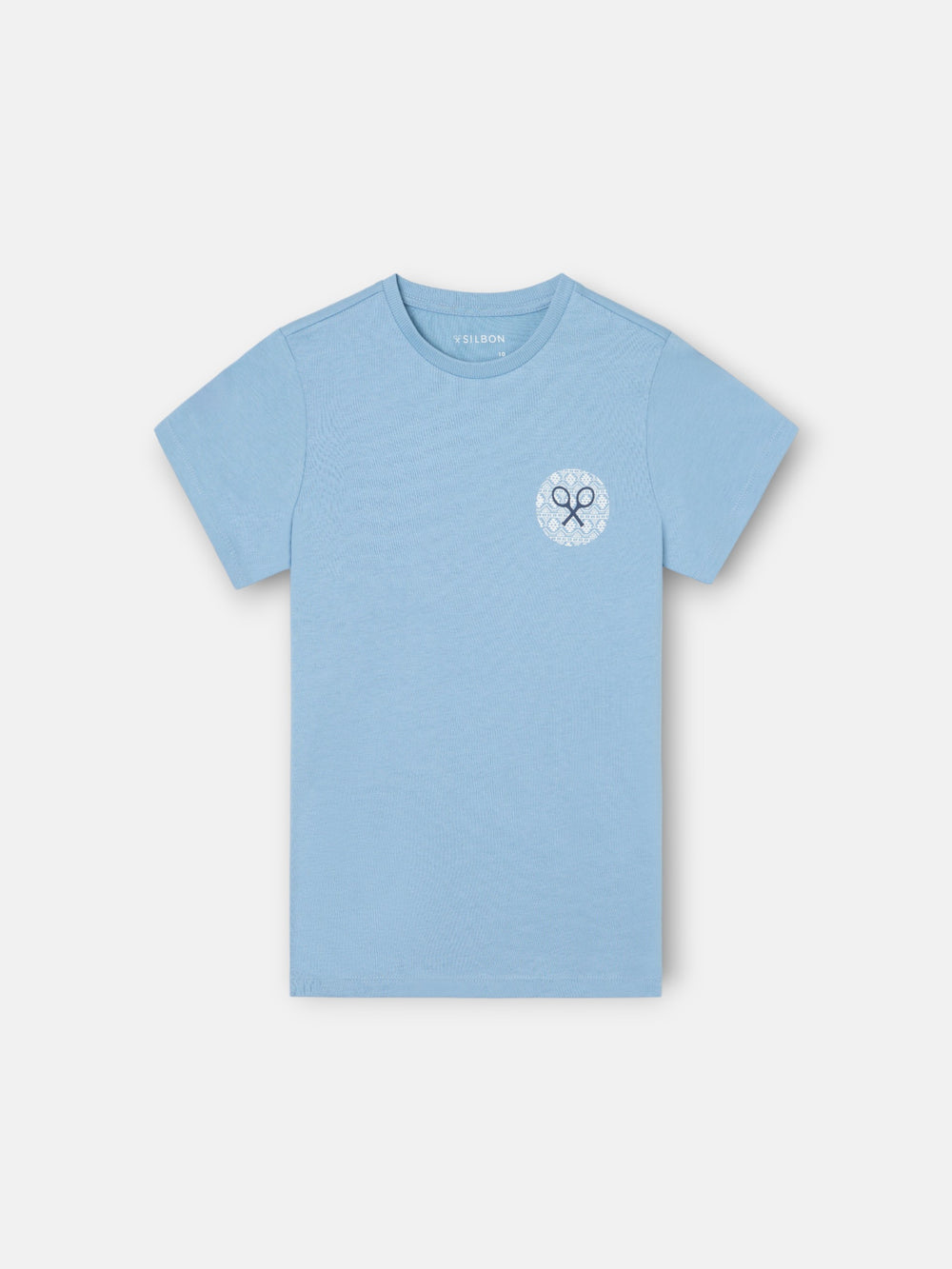 Camisola kids raquete étnica azul-marinho